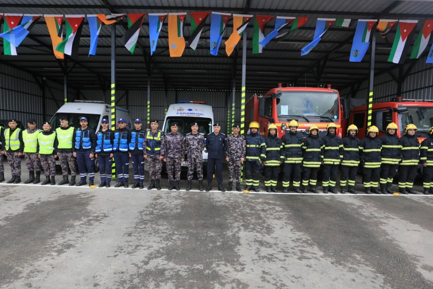 المعايطة يفتتح مركز أمن ناعور الجنوبي ومركز دفاع مدني أم البساتين