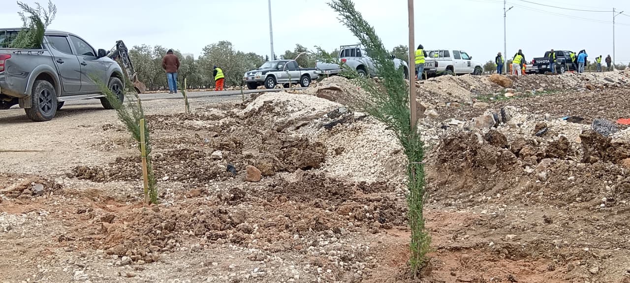  انطلاق حملة التشجير الوطني في السلط