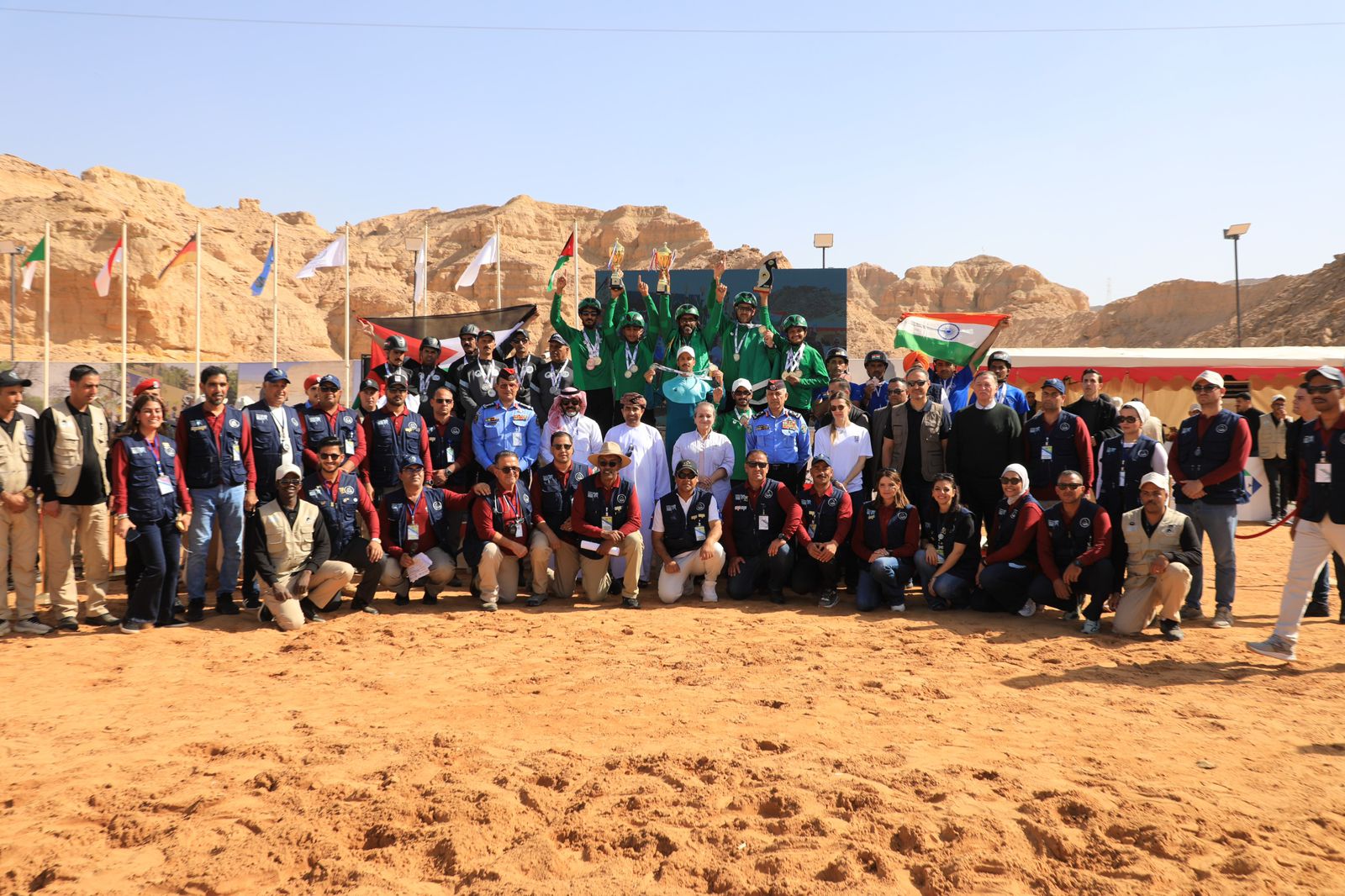  اختتام فعاليات البطولة التأهيلية لكأس العالم لالتقاط الأوتاد 