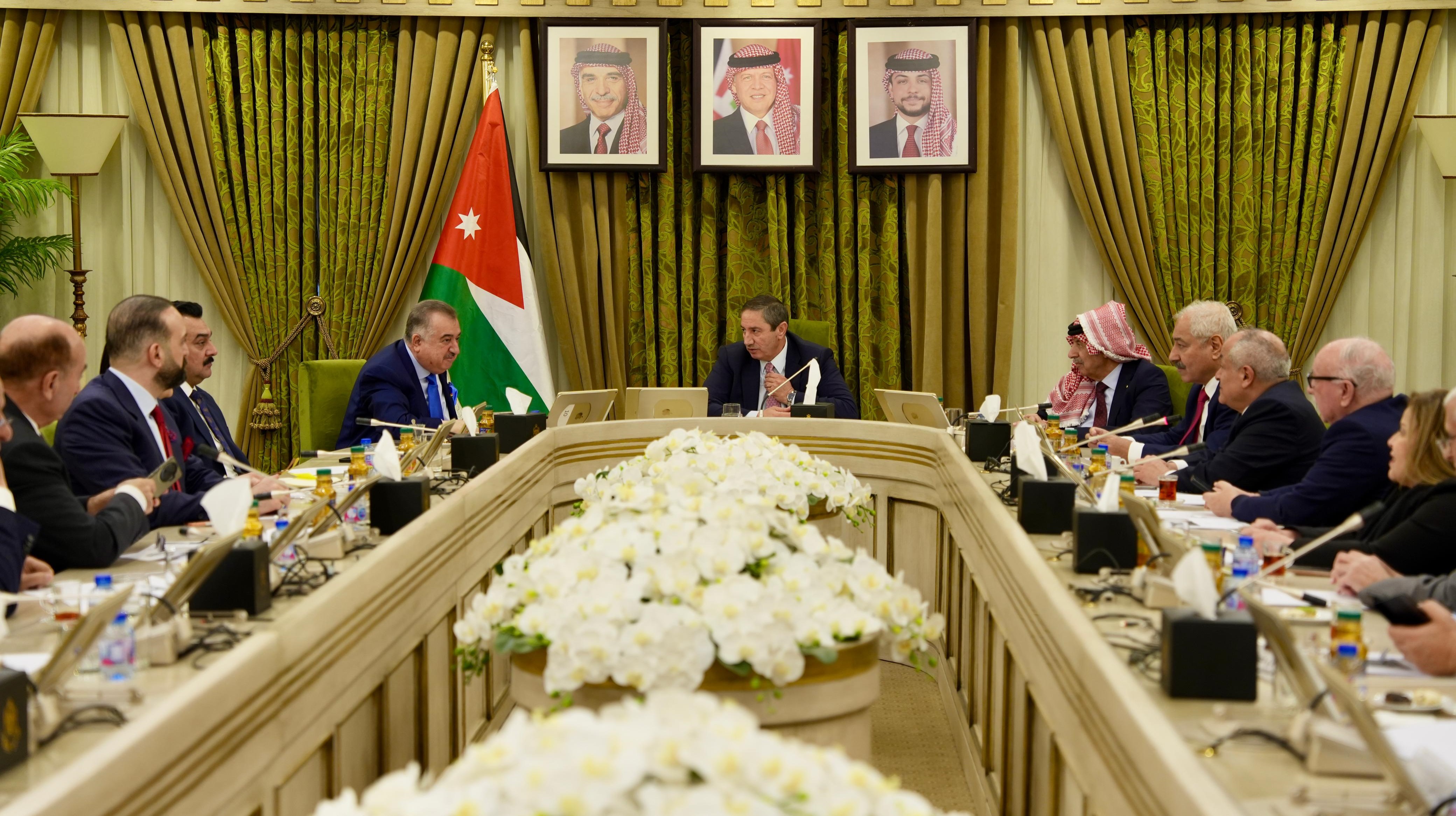  الأخوة الأردنية العراقية في الأعيان تلتقي السفير العراقي 