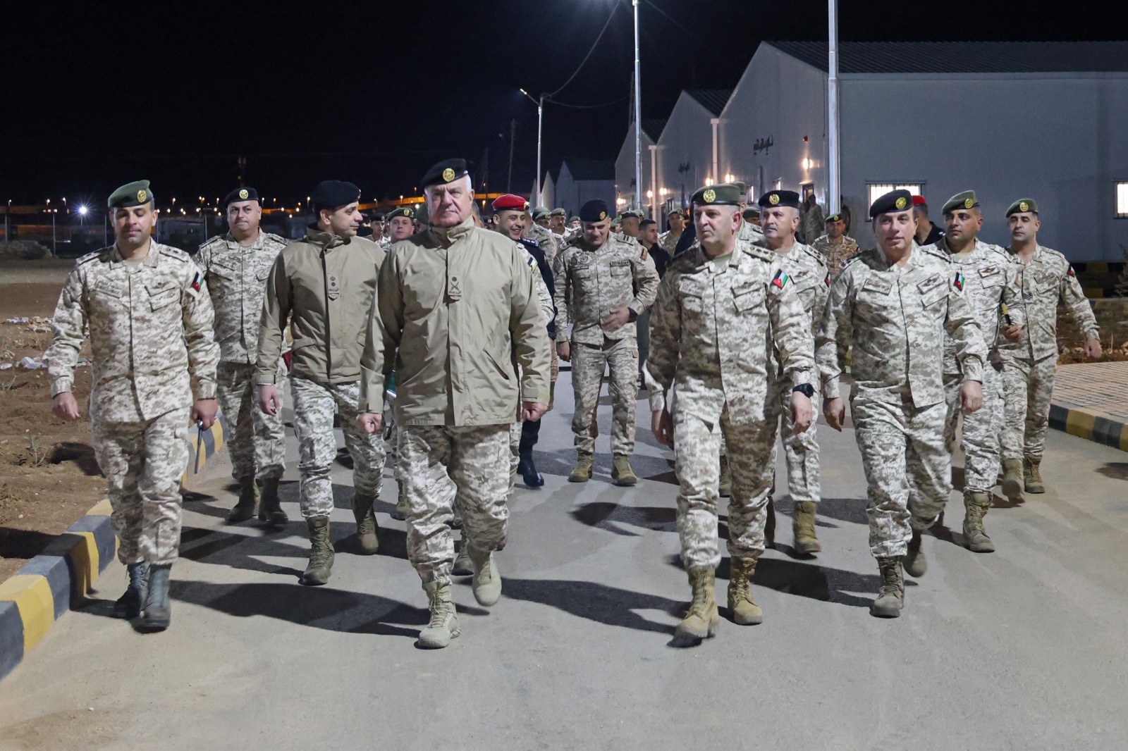  الحنيطي يتفقد مشاريع إنشائية في لواء الأمير الحسن بن طلال المدرع 60