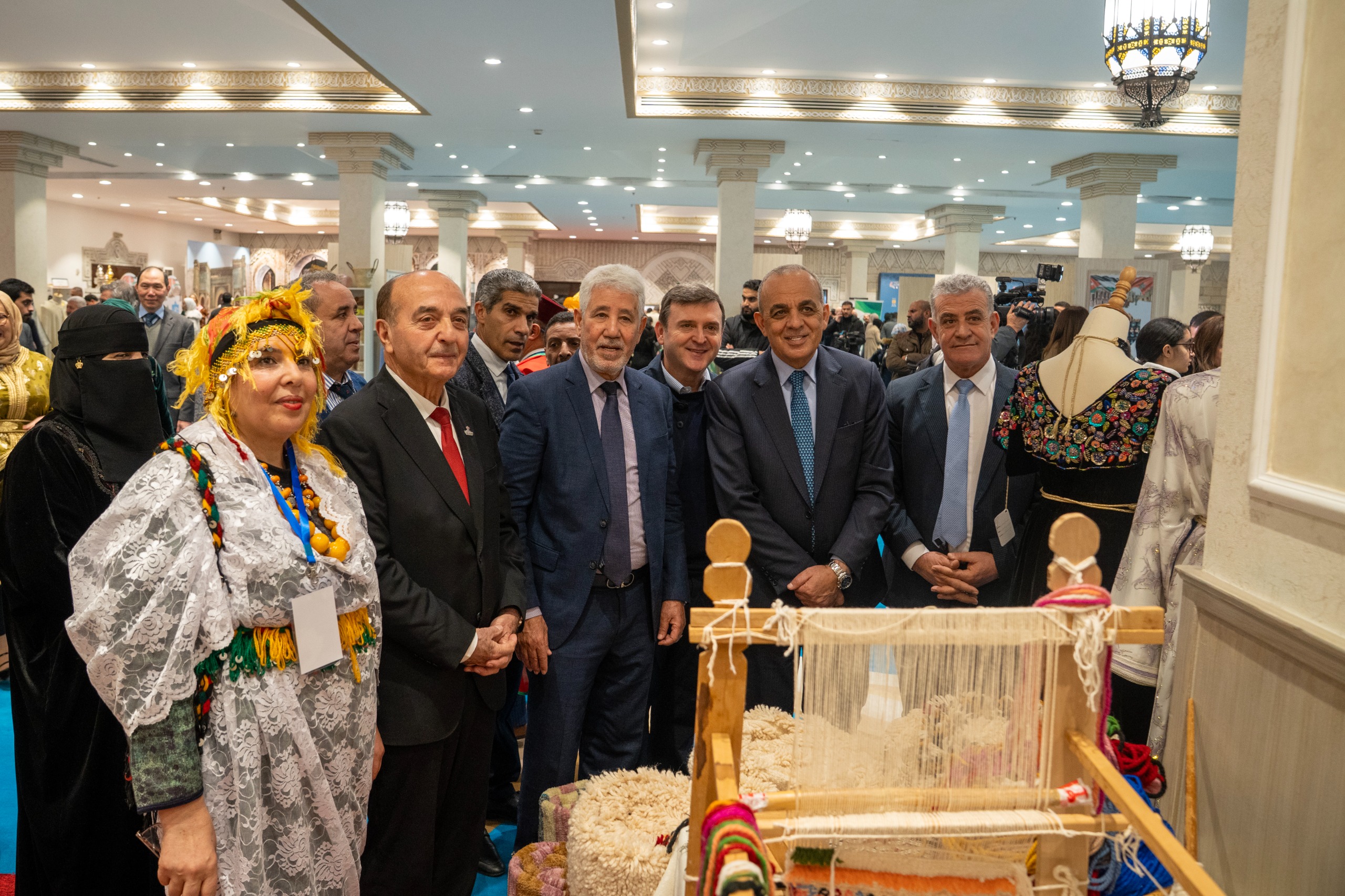  وزير السياحة ورئيس فاس مكناس يفتتحان المعرض الأردني المغربي للصناعات التقليدية