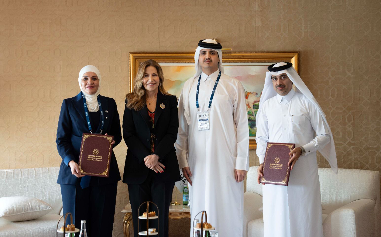 "الحسين للسرطان" وصندوق قطر للتنمية يوقّعان اتفاقية لدعم مرضى من غزة