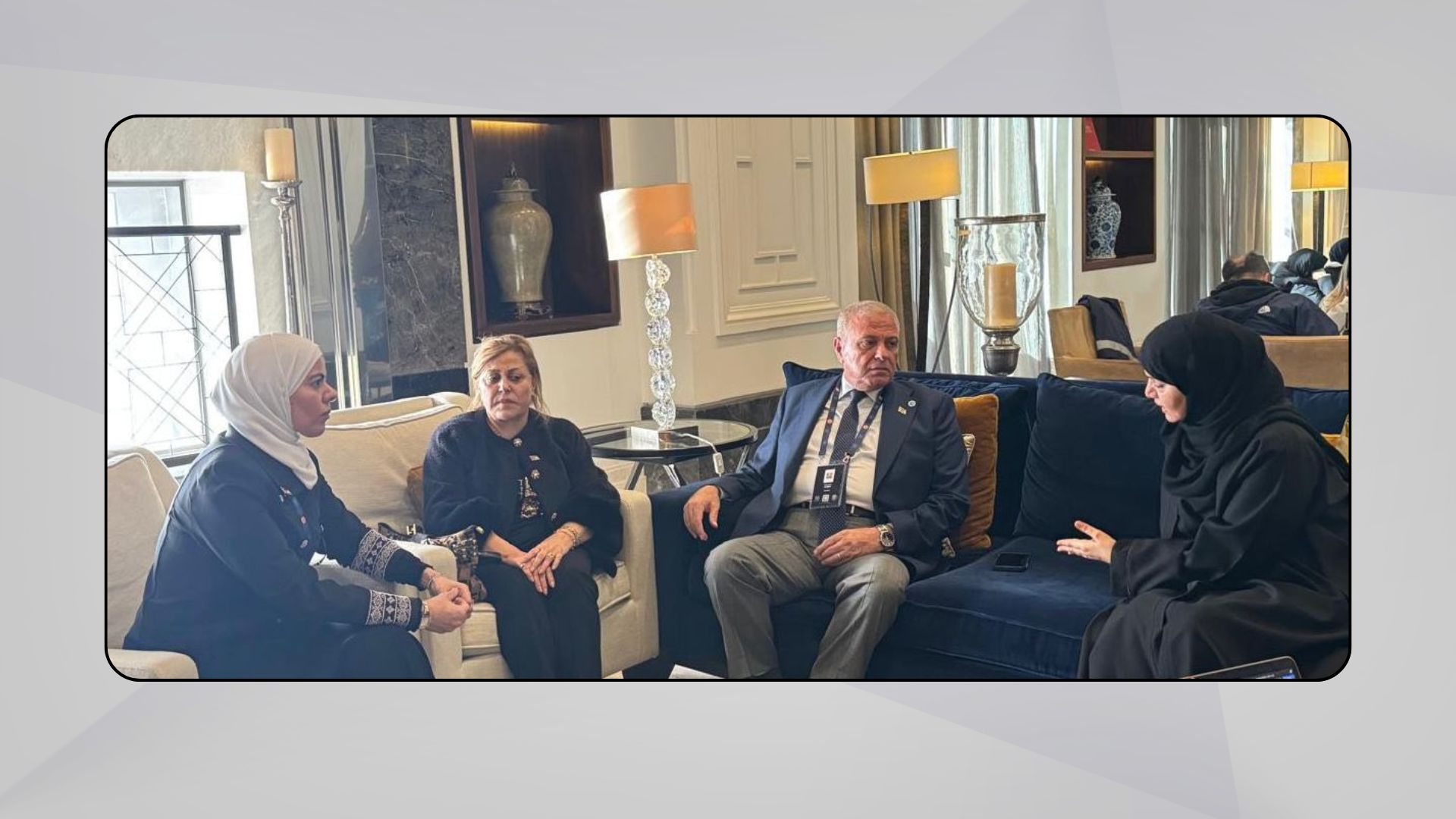  عطية يلتقي نائبة رئيس مجلس الشورى القطري بإسطنبول