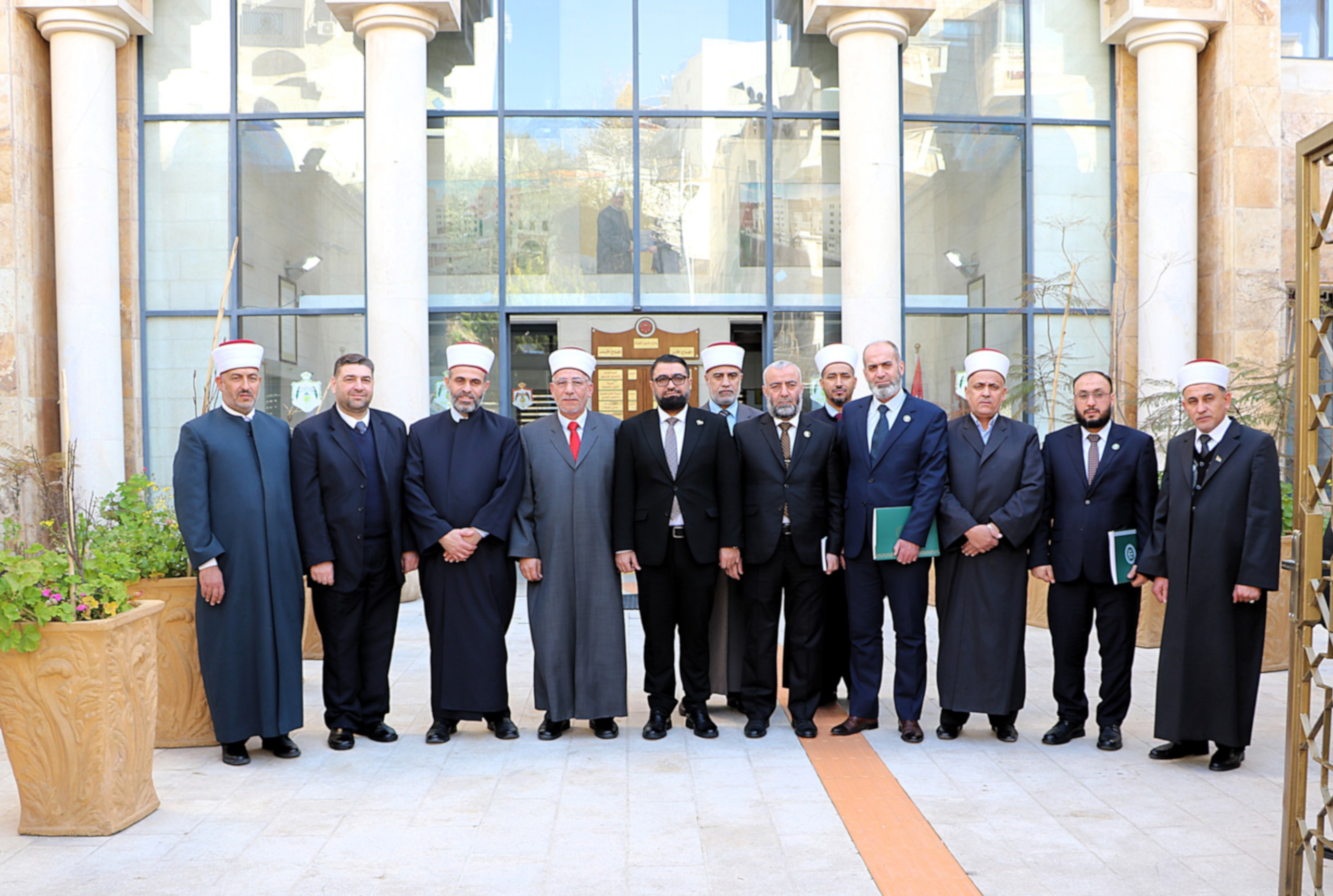  دائرة قاضي القضاة تستقبل وزير العدل السوري 