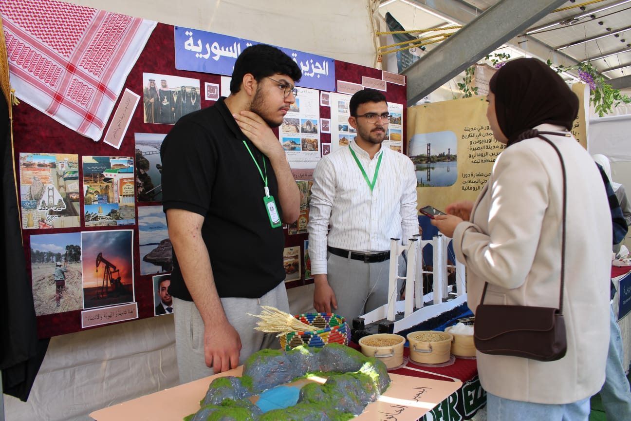 معرض الجاليات في "اليرموك".. فضاءٌ ثقافي يجمع الحضارات