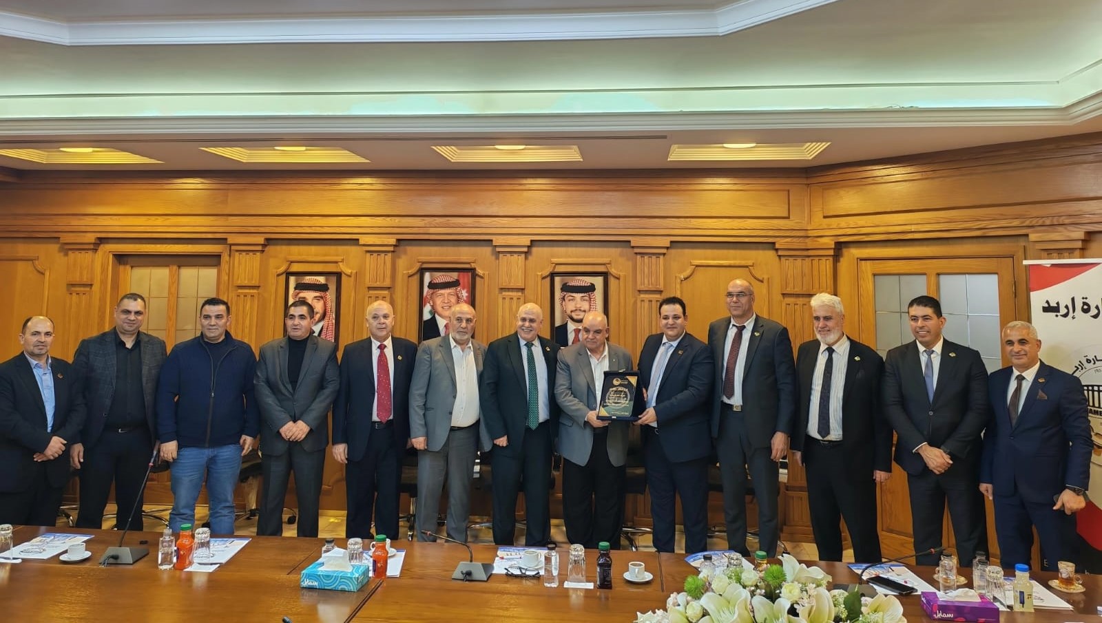  وفد من غرفة صناعة وتجارة درعا يبحث في إربد تعزيز التعاون الصناعي والتجاري