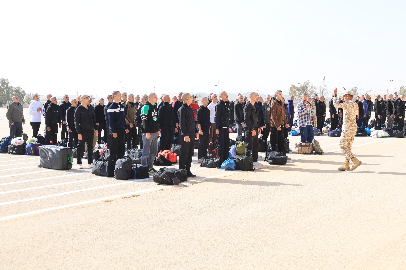  بدء التحاق مكلفي خدمة العلم بمركز التدريب في شويعر