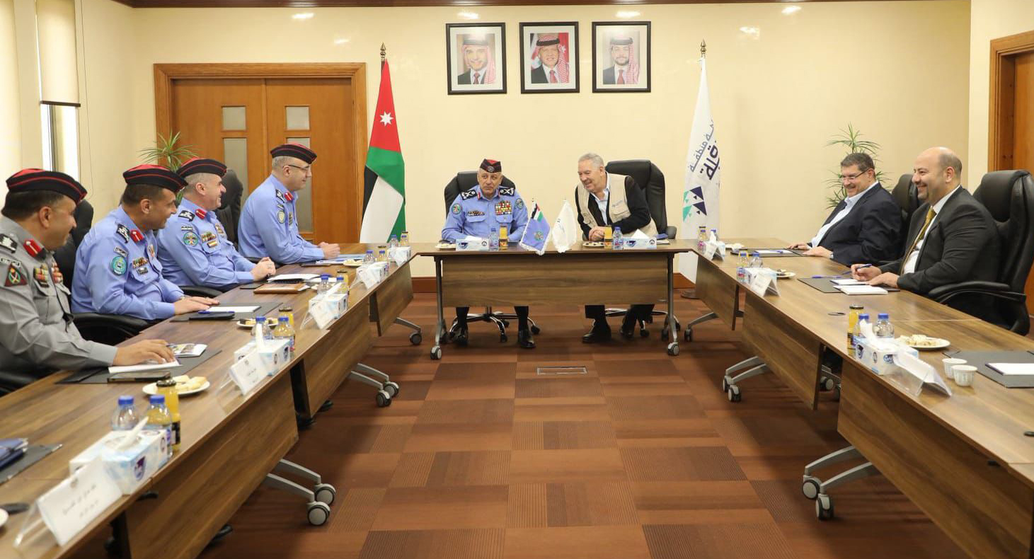  بحث تعزيز آفاق التعاون المشترك بين سلطة العقبة والأمن العام