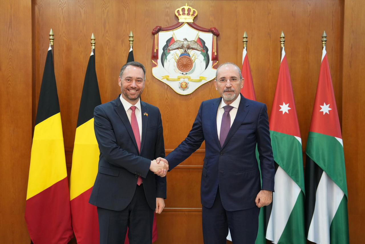  وزير الخارجية يلتقي نظيره البلجيكي