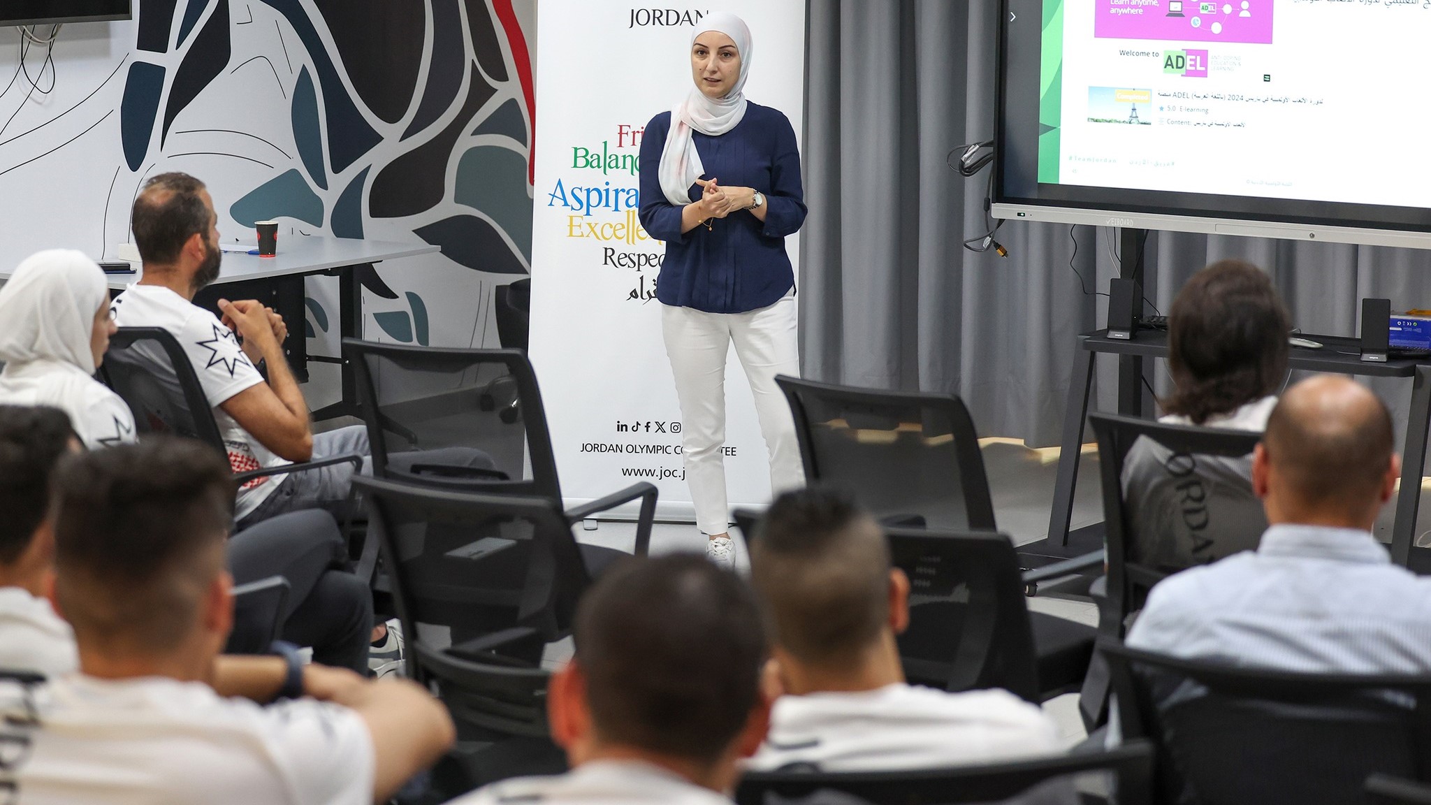  سينه حتوقاي تحصل على شهادة اللجنة الأولمبية الدولية في مكافحة المنشطات