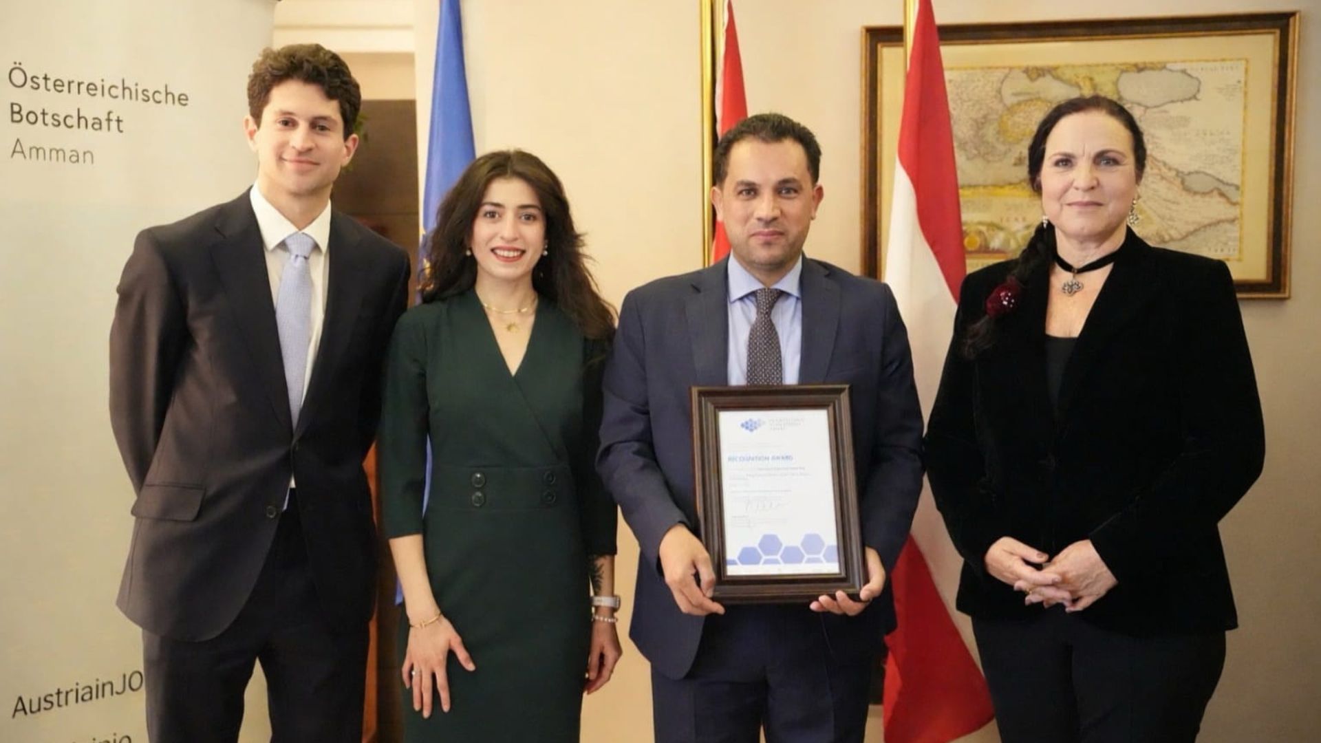  الخارجية النمساوية تمنح منظمة أردنية جائزة الإنجاز بين الثقافات  