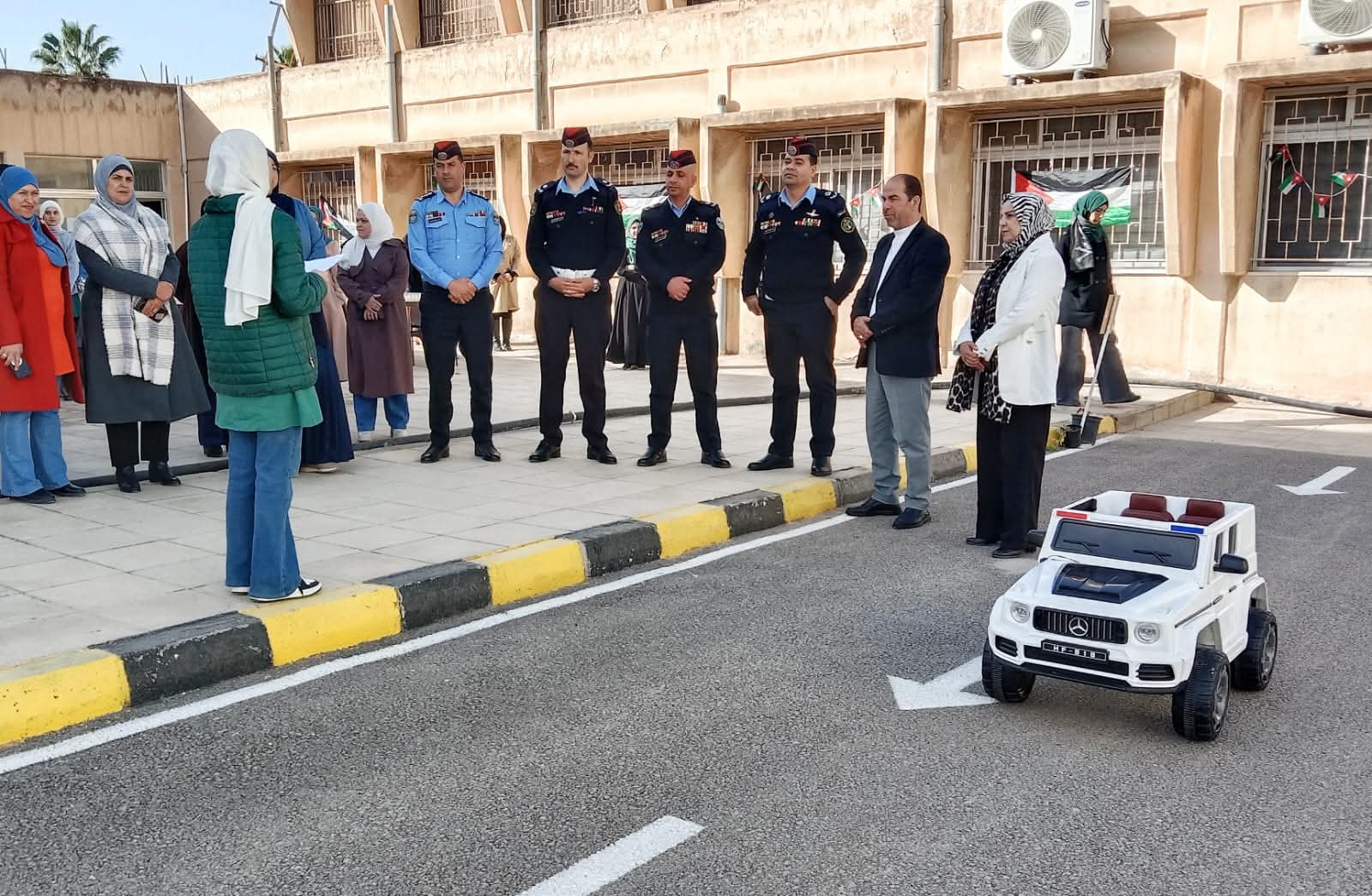 افتتاح حديقة مرورية بمدرسة الأميرة هيا في الرمثا