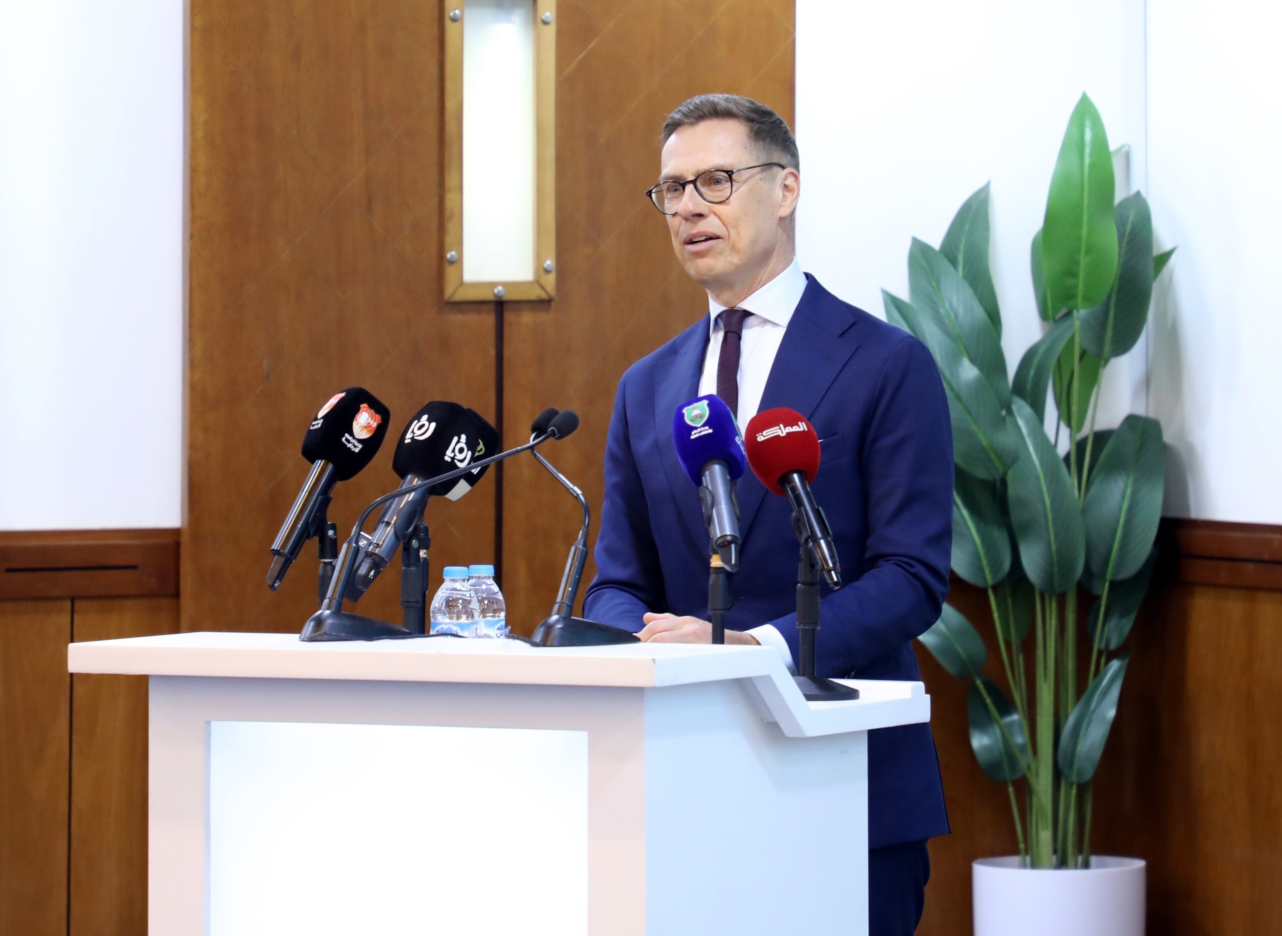  الرئيس الفنلندي يحاضر في الجامعة الأردنيّة عن التحولات العالمية وتغير ميزان القوى