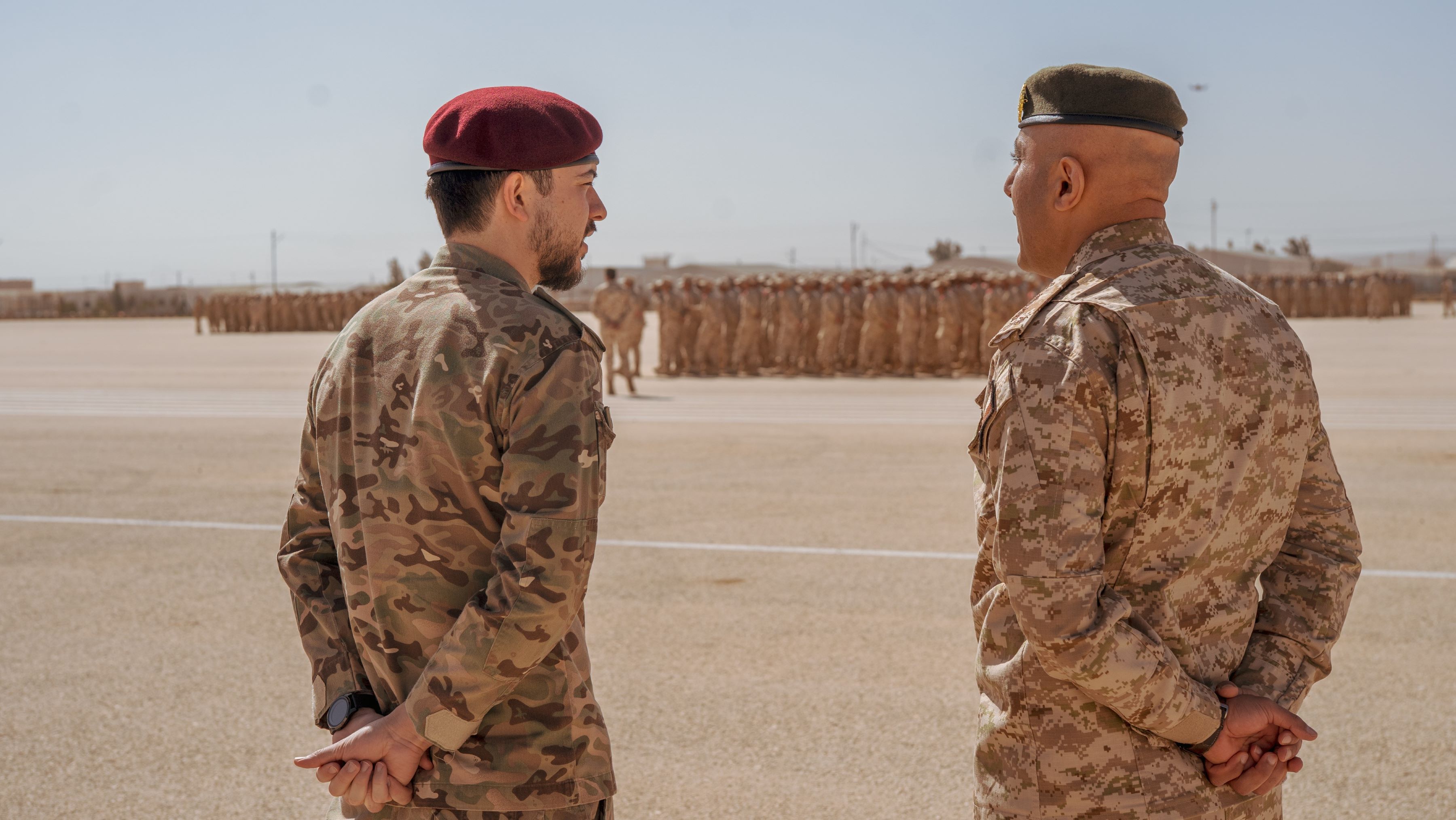  ولي العهد يزور مركز تدريب خدمة العلم ويطلع على سير البرامج التدريبية