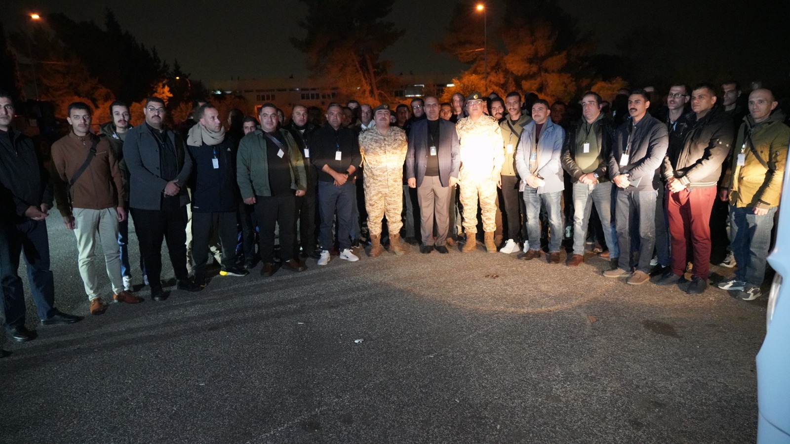  وصول طواقم المستشفى الميداني الأردني جنوب غزة ٩ إلى أرض المهمة