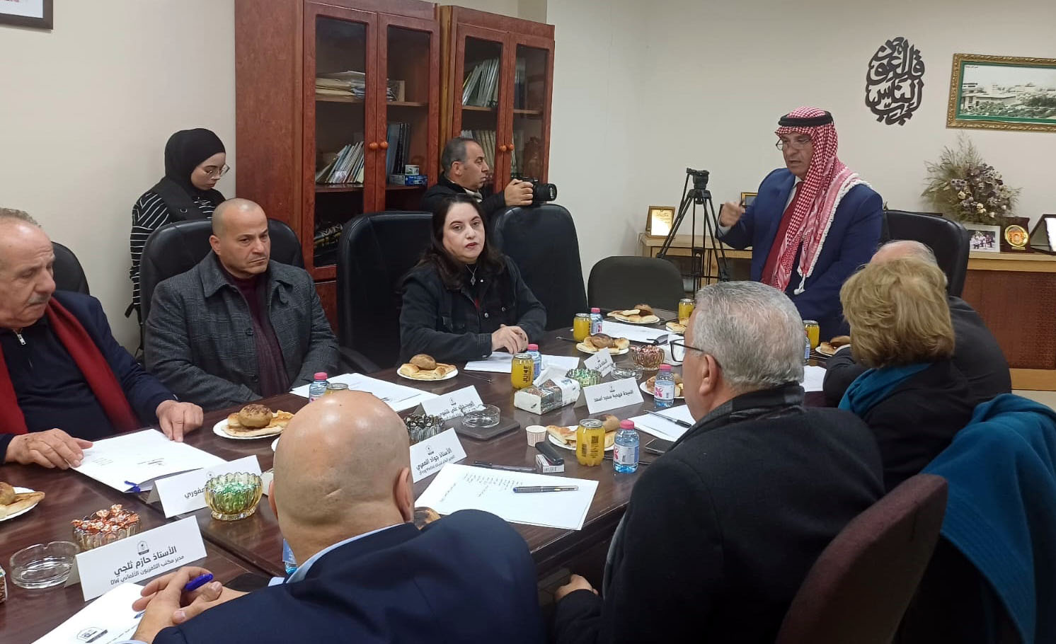  استشاري كلية الإعلام بجامعة اليرموك يعقد أولى جلساته