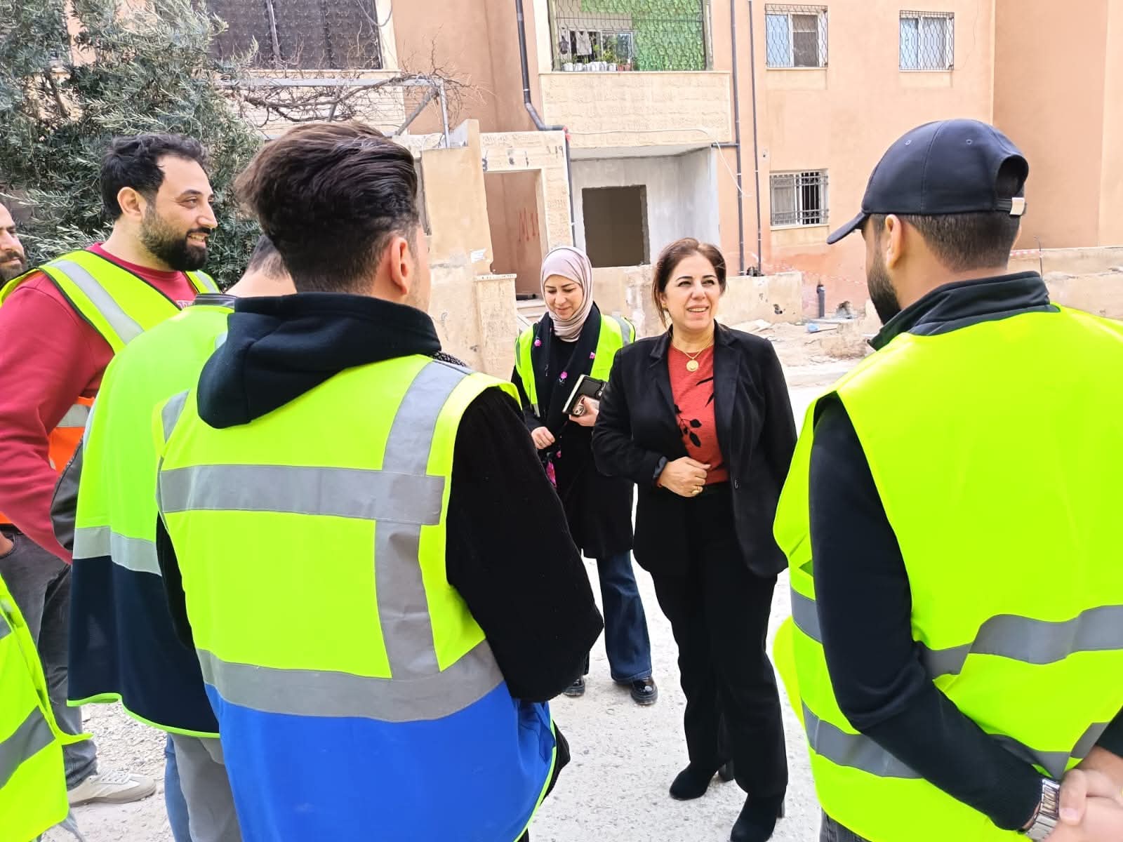 مديرة "التطوير الحضري" تتفقد أعمال صيانة بمشروع ضاحية الأميرة إيمان 