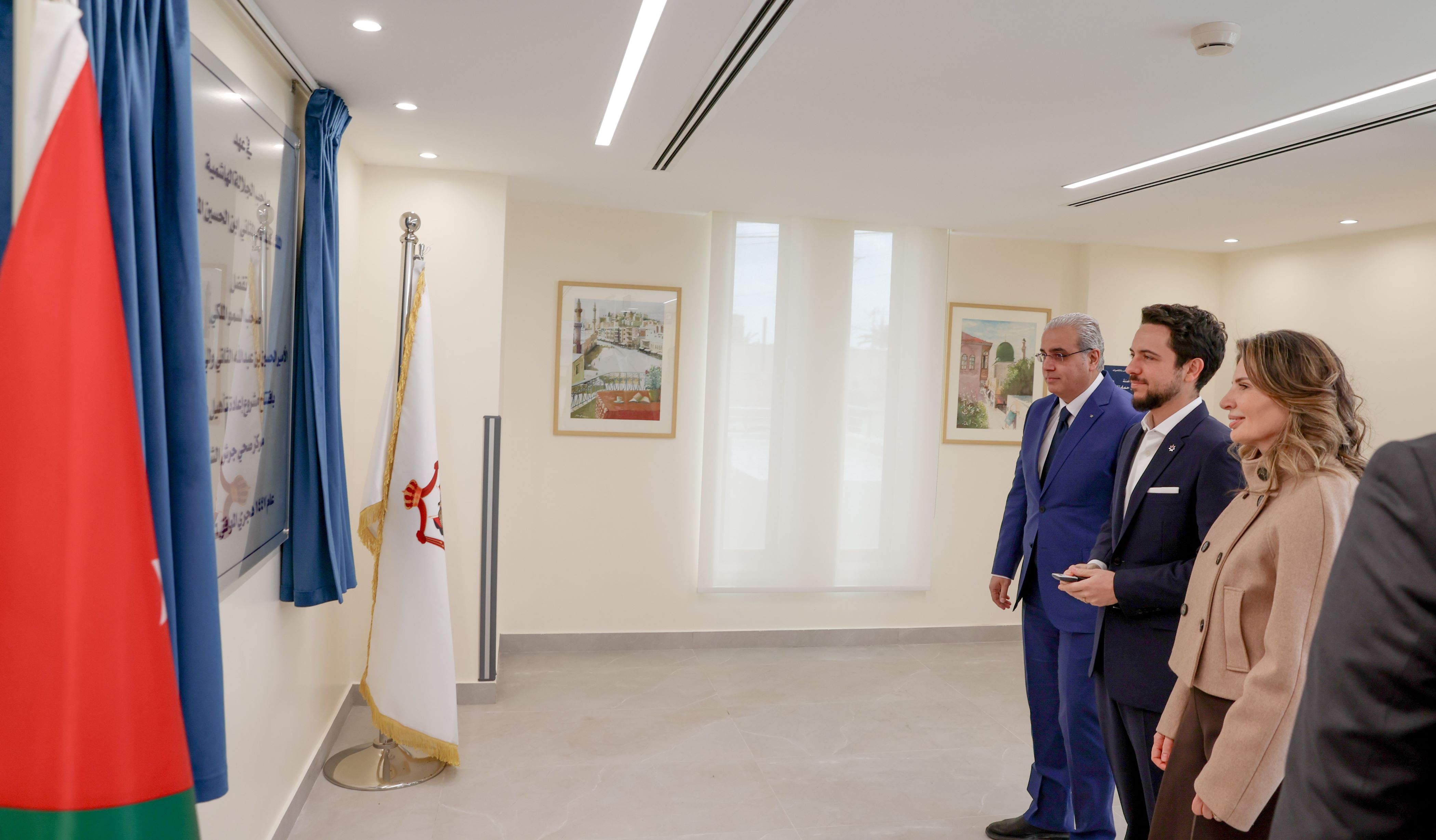  ولي العهد يفتتح مشروع إعادة تأهيل وتطوير مركز صحي جرش الشامل