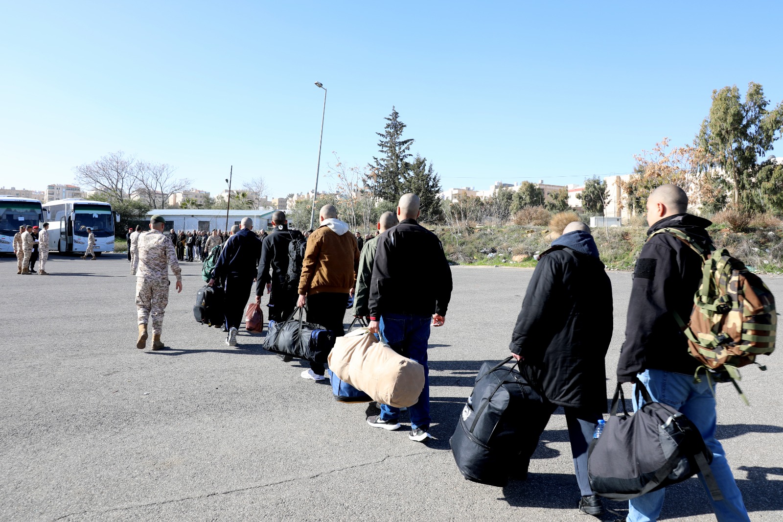  بدء التحاق مكلفي خدمة العلم بمركز التدريب في شويعر