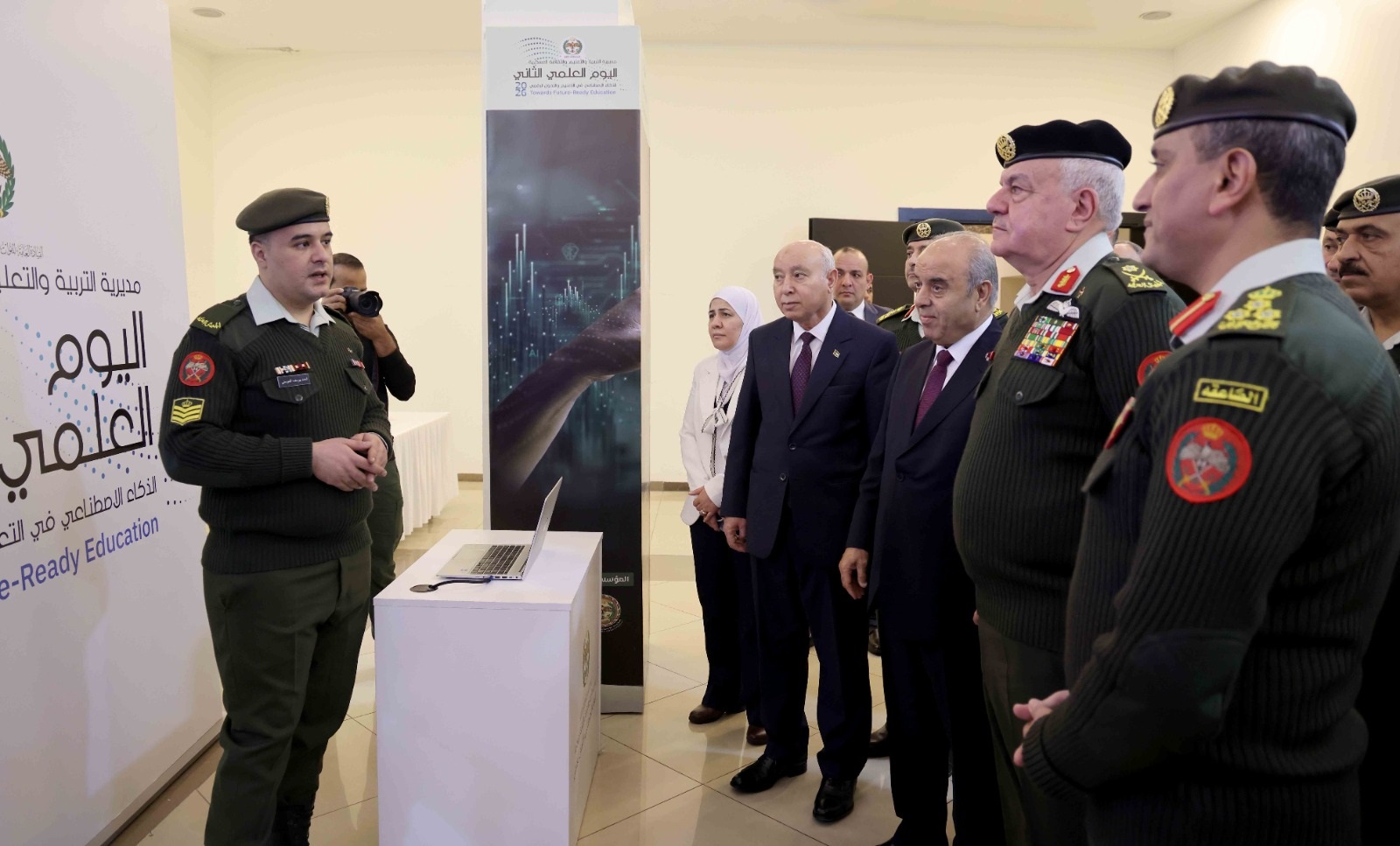 الحنيطي يفتتح مؤتمر اليوم العلمي لمديرية لمديرية التربية والتعليم والثقافة العسكرية