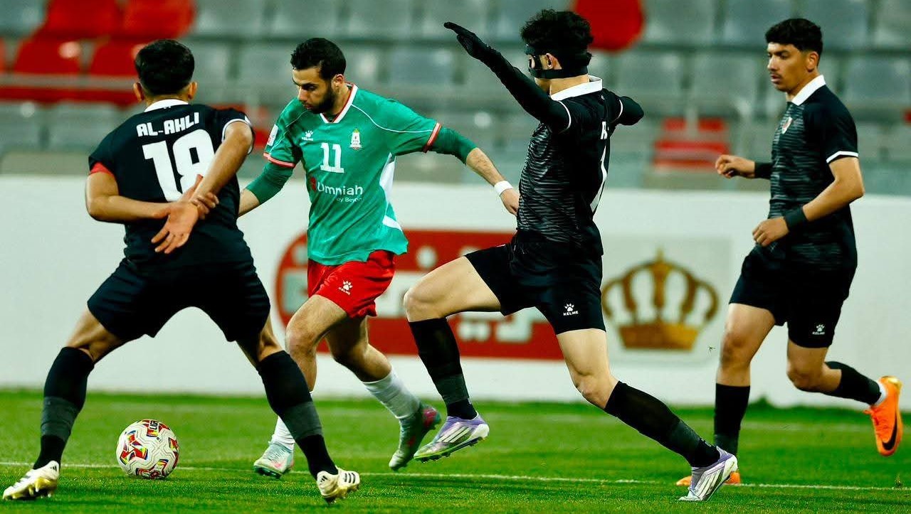 تعادل سلبي بين الوحدات والاهلي في دوري المحترفين