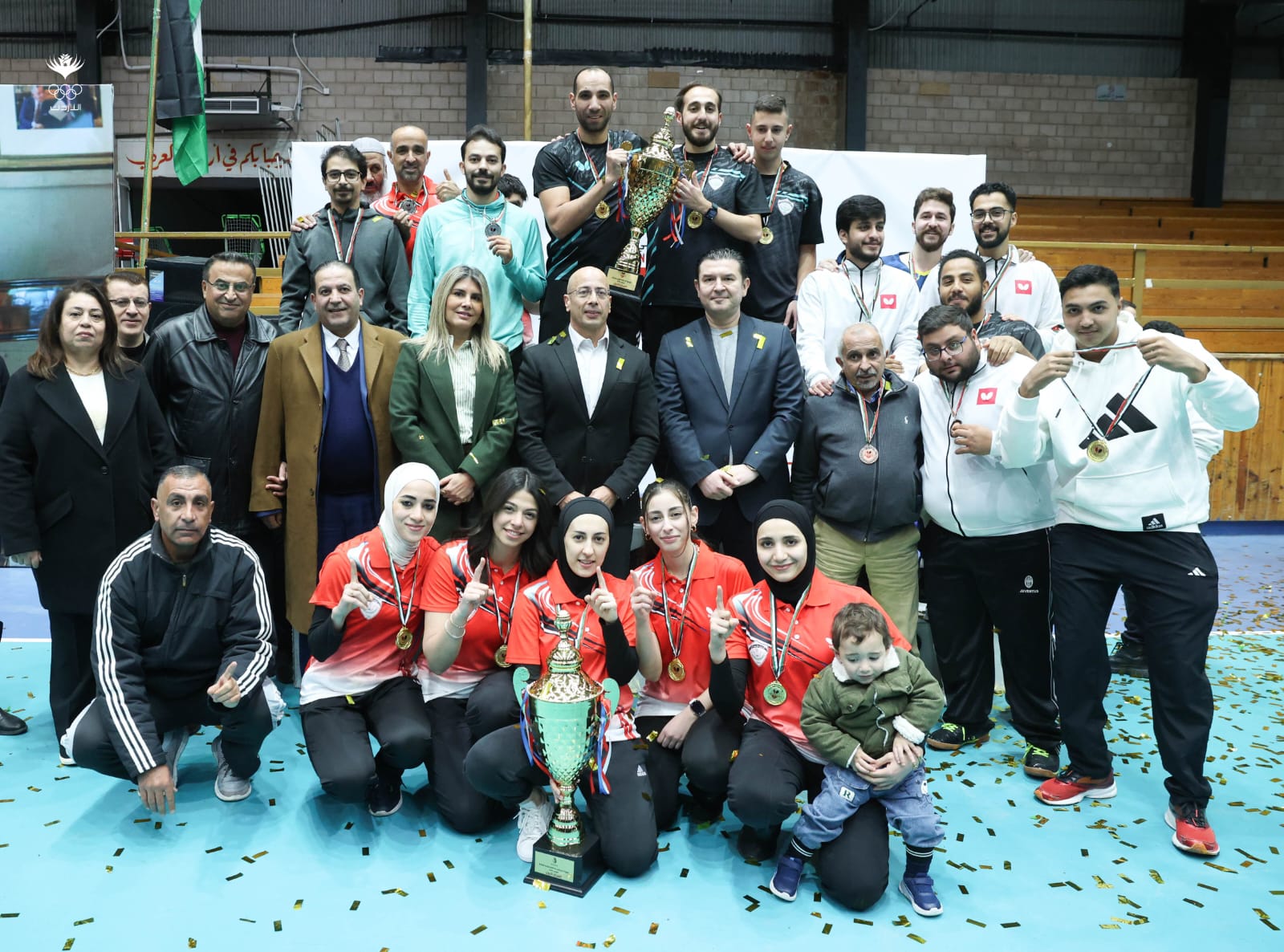  الأرثوذكسي بطلا لدوري كرة الطاولة للرجال والسيدات