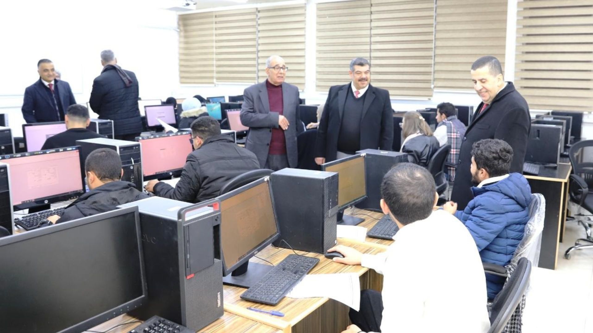  العجلوني يتفقد سير امتحان "الشامل" العملي للدورة الشتوية