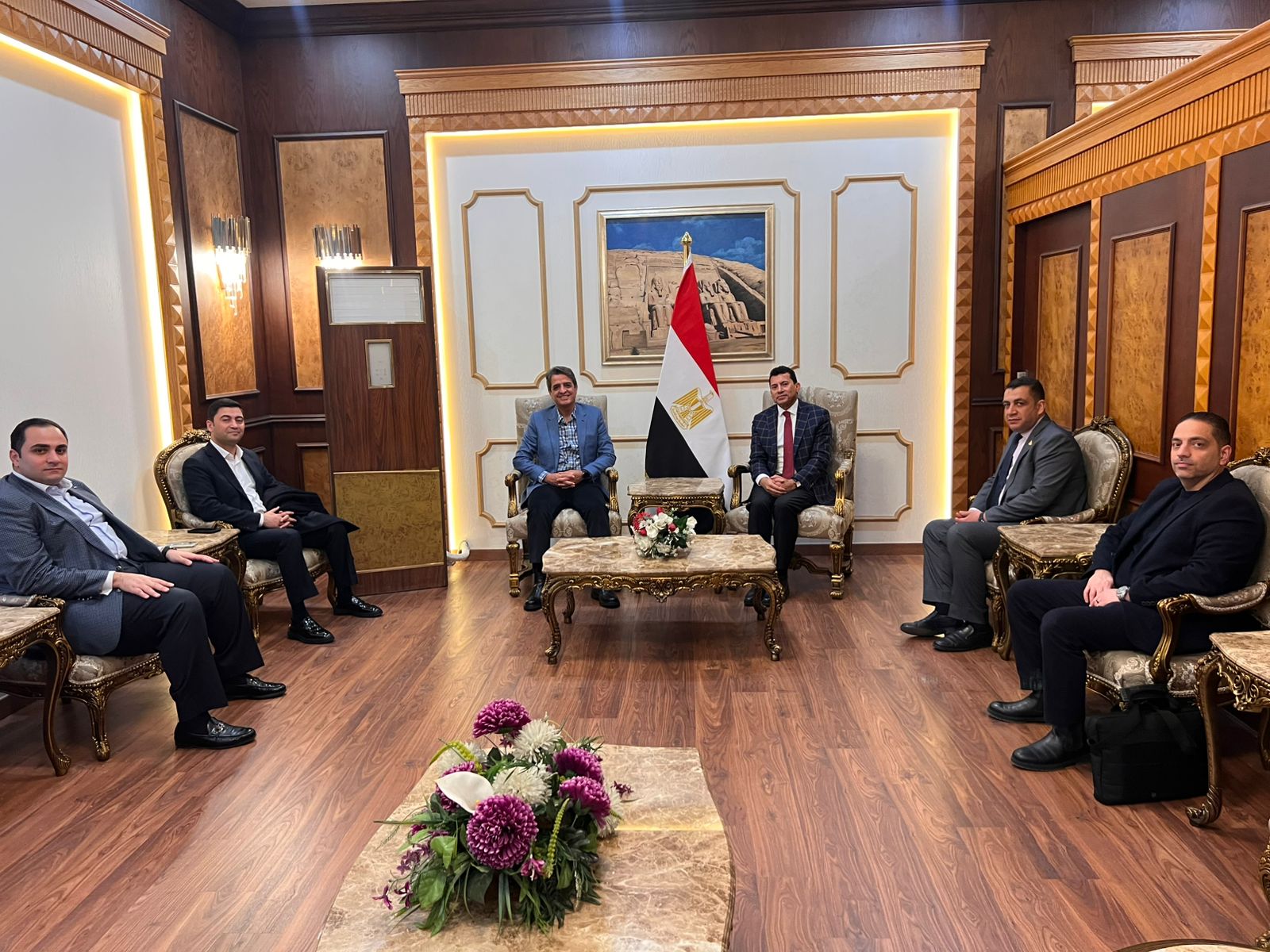  العدوان يشارك في اجتماعات وزراء الشباب العرب في القاهرة