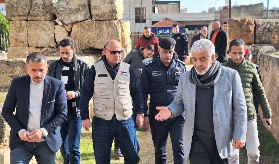 محافظ جرش يدعو لاتخاذ إجراءات وقائية لحماية المدينة الأثرية من السيول