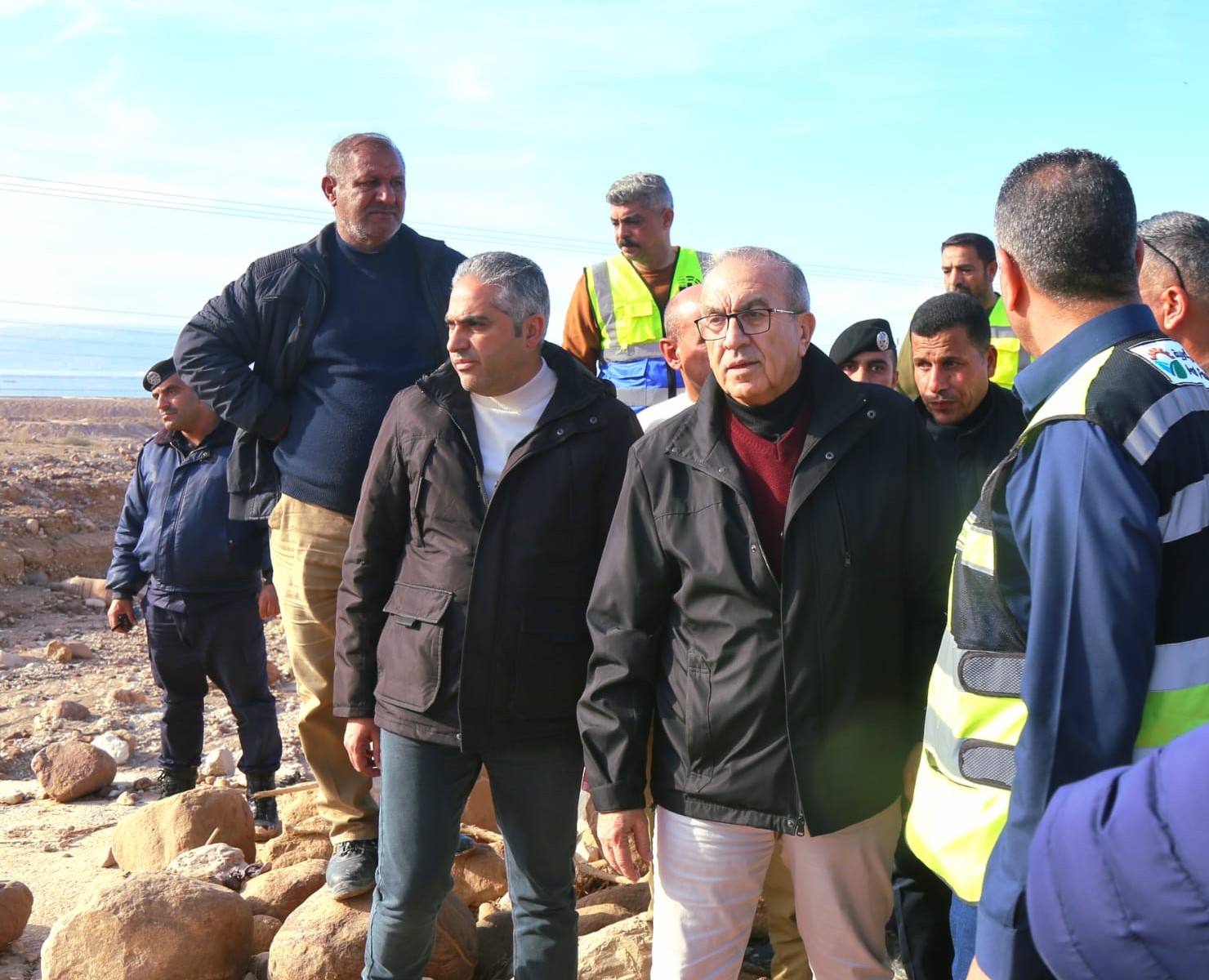  وزراء الداخلية والأشغال والسياحة يعلنون إجراءات فورية لمعالجة أضرار الهطول المطري في الكرك