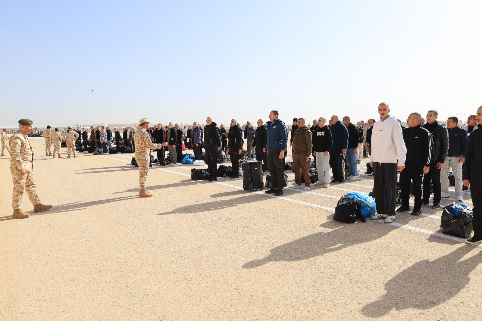  بدء التحاق مكلفي خدمة العلم بمركز التدريب في شويعر