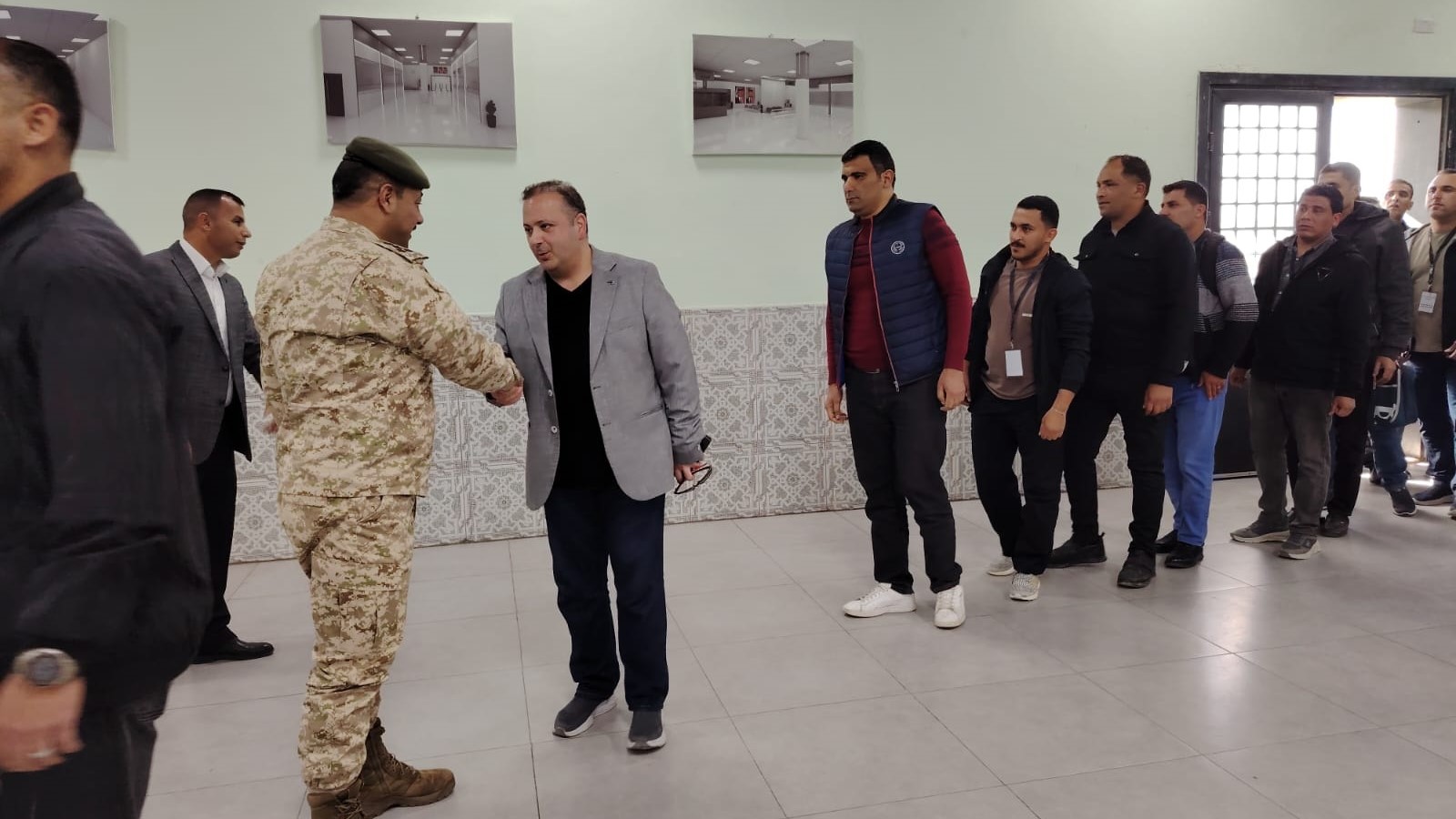  وصول طواقم المستشفى الميداني الأردني جنوب غزة ٩ إلى أرض المهمة