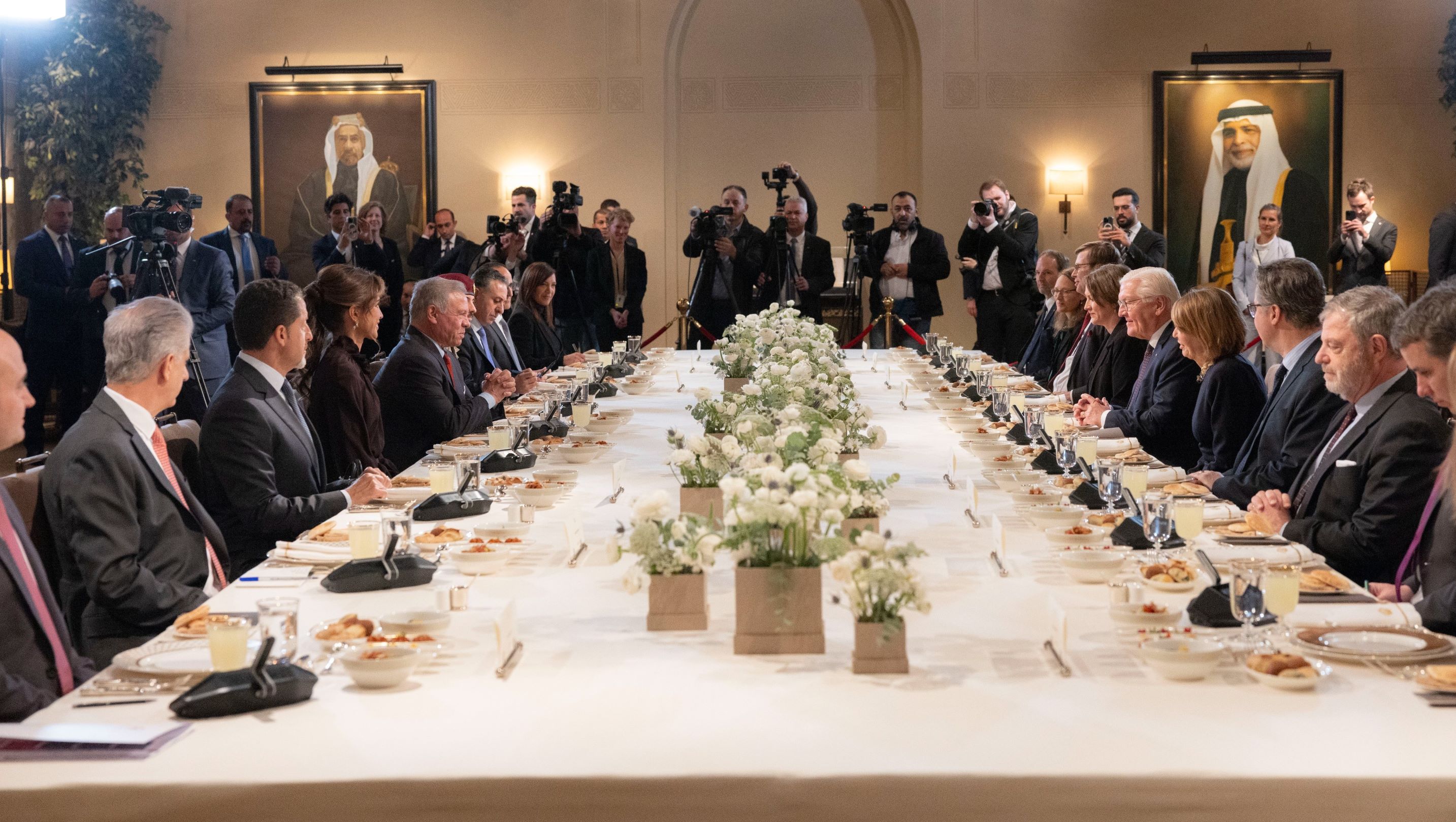  الملك والرئيس الألماني يبحثان في عمان سبل توطيد التعاون ومستجدات المنطقة