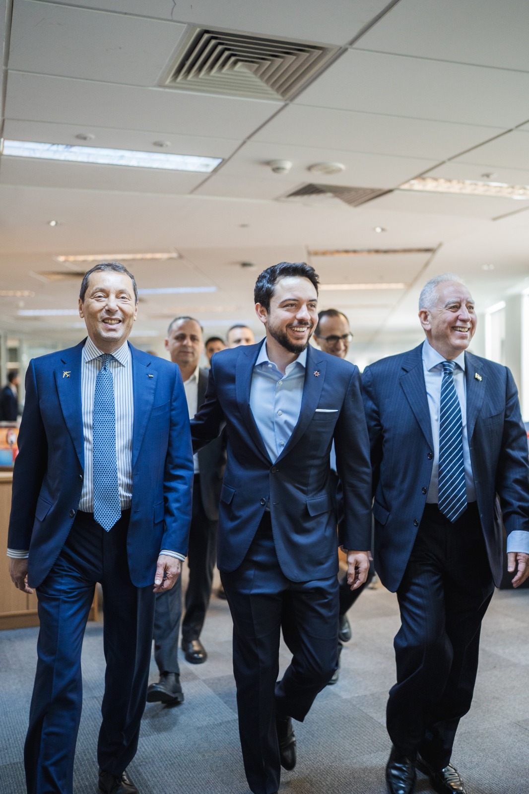  ولي العهد يزور شركة الخطوط الجوية الملكية الأردنية