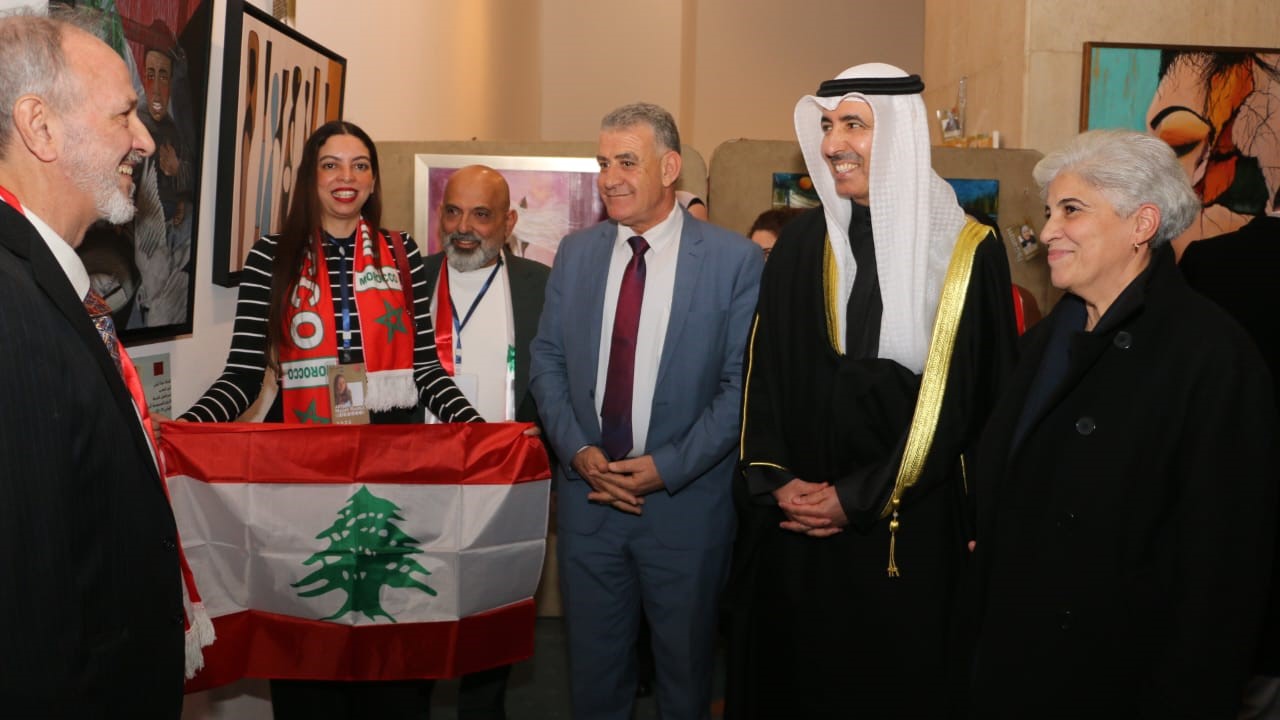 افتتاح الموسم الخامس لمعرض الفن التشكيلي العربي "الفن ثقافة وتاريخ الشعوب"