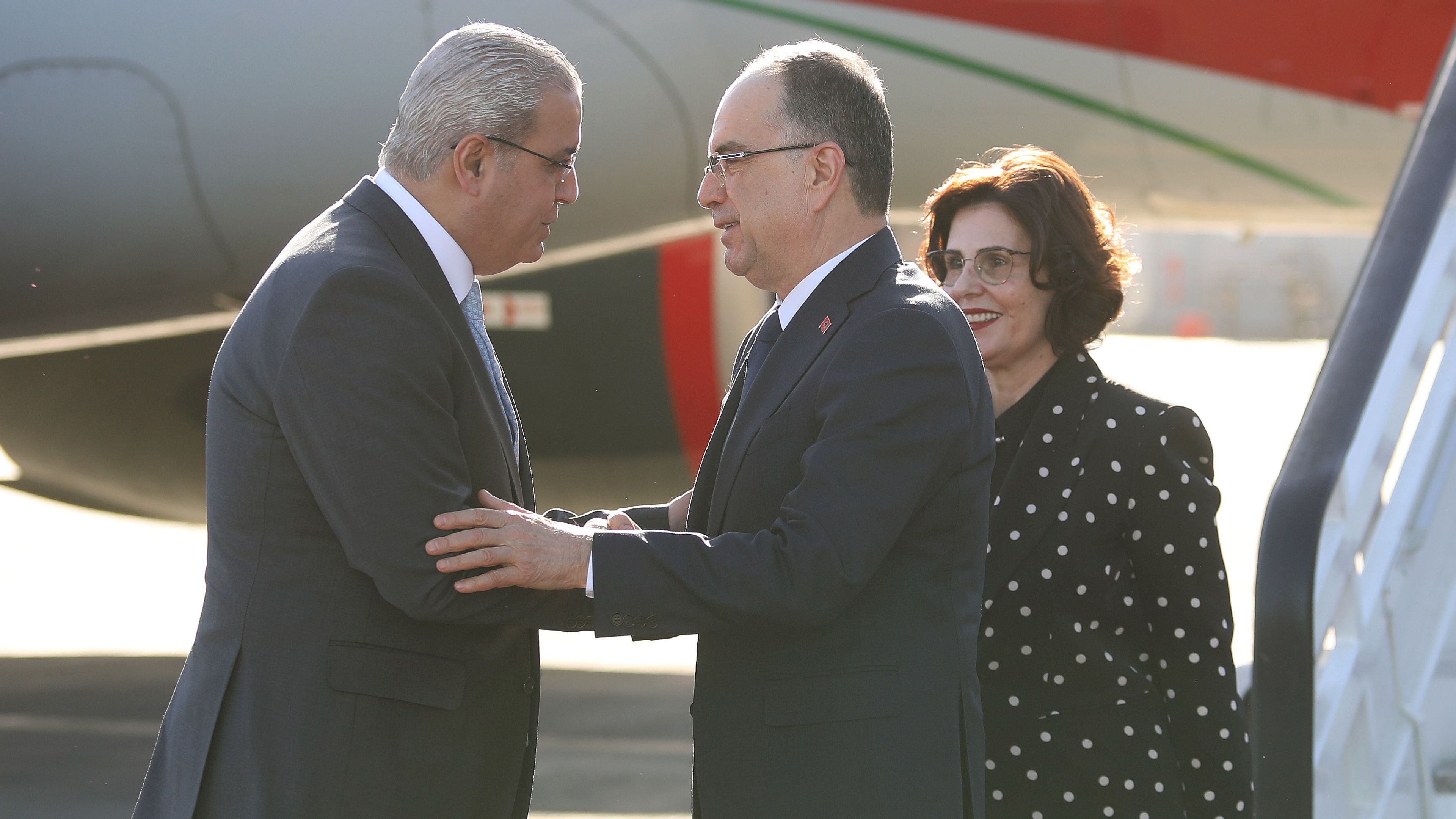  الرئيس الألباني يصل إلى الأردن