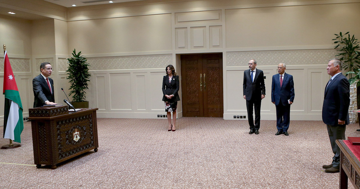 King swears in new ambassadors