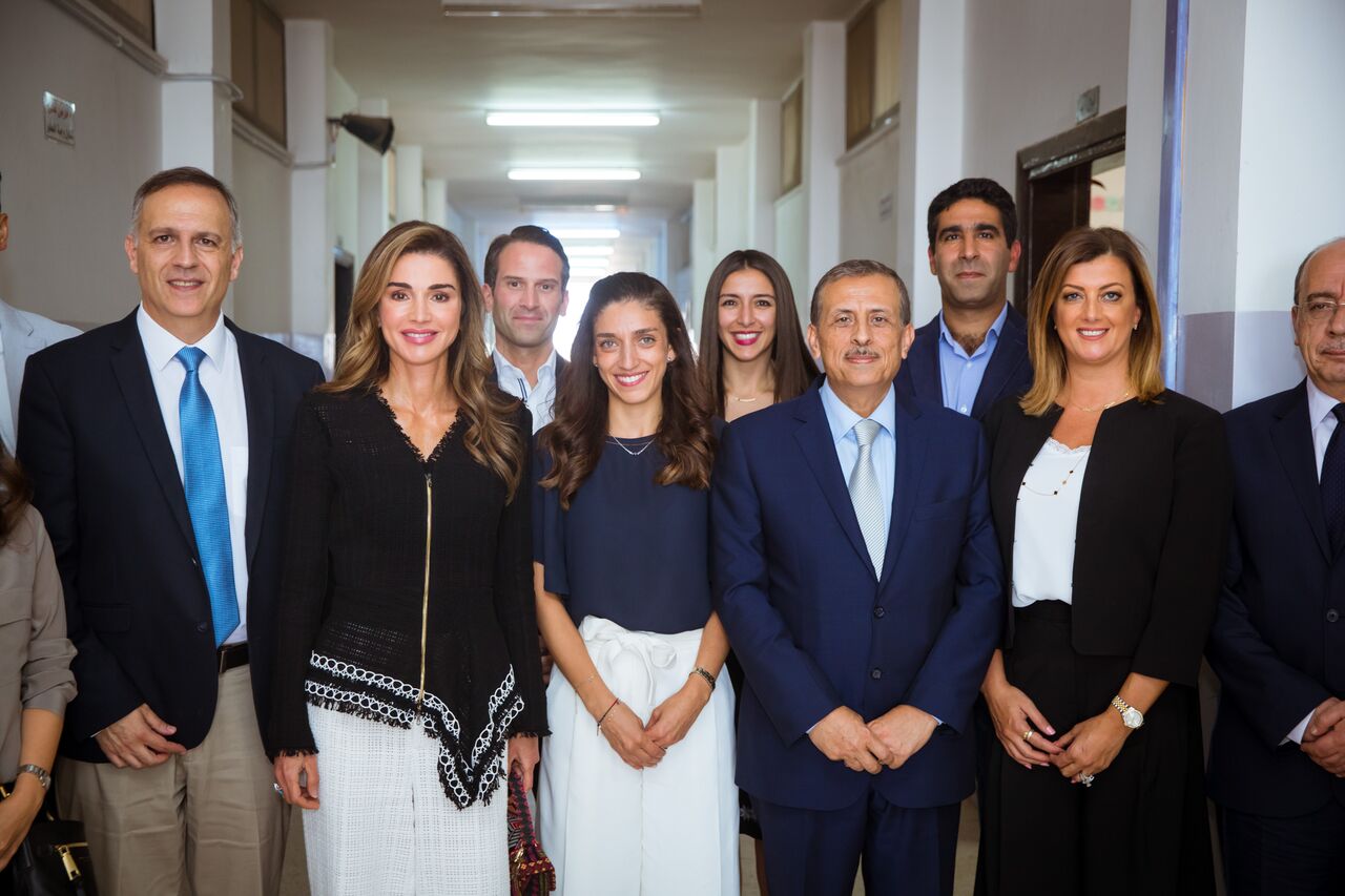 Queen Rania Recognizes Healthy Schools Accredited by the Royal Health Awareness Society