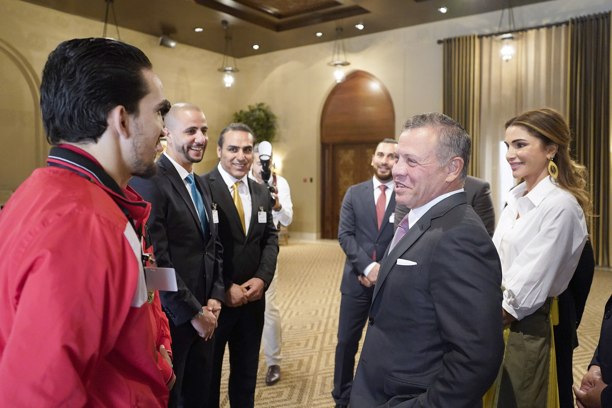 King receives the 2018 Asian Games team