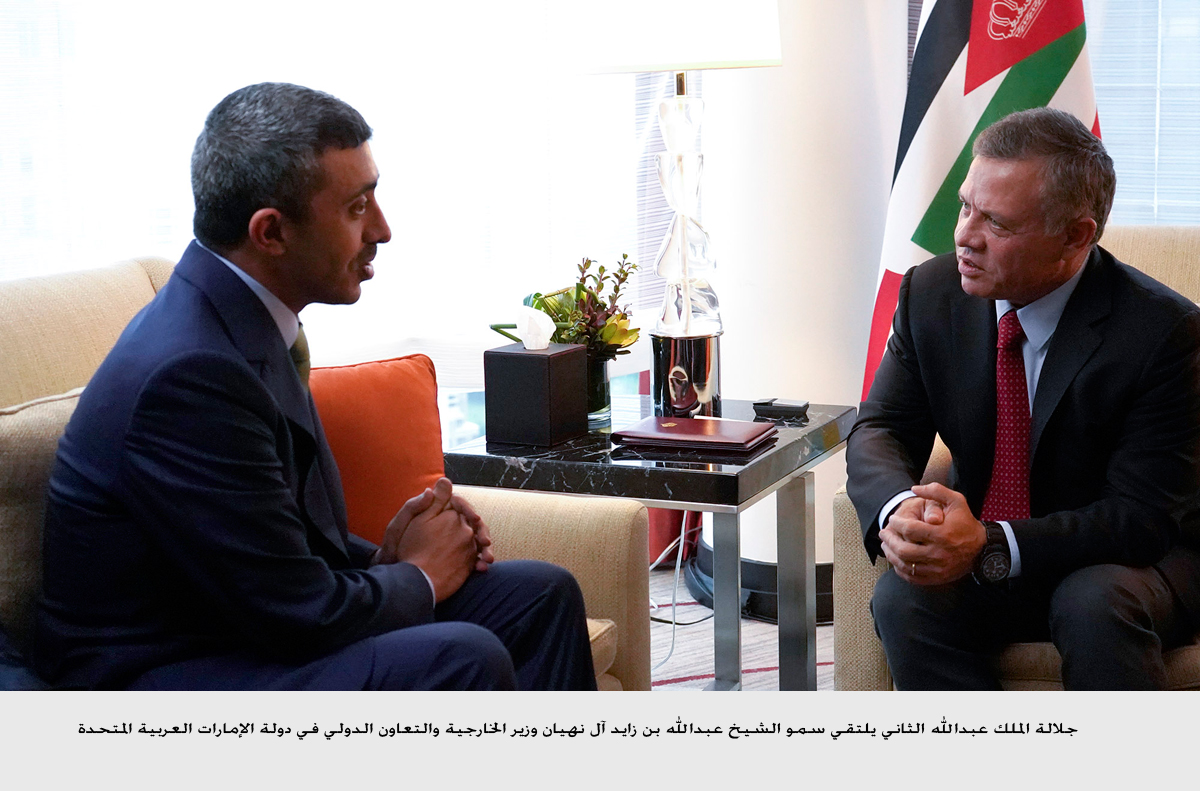 King meets UAE minister of foreign affairs