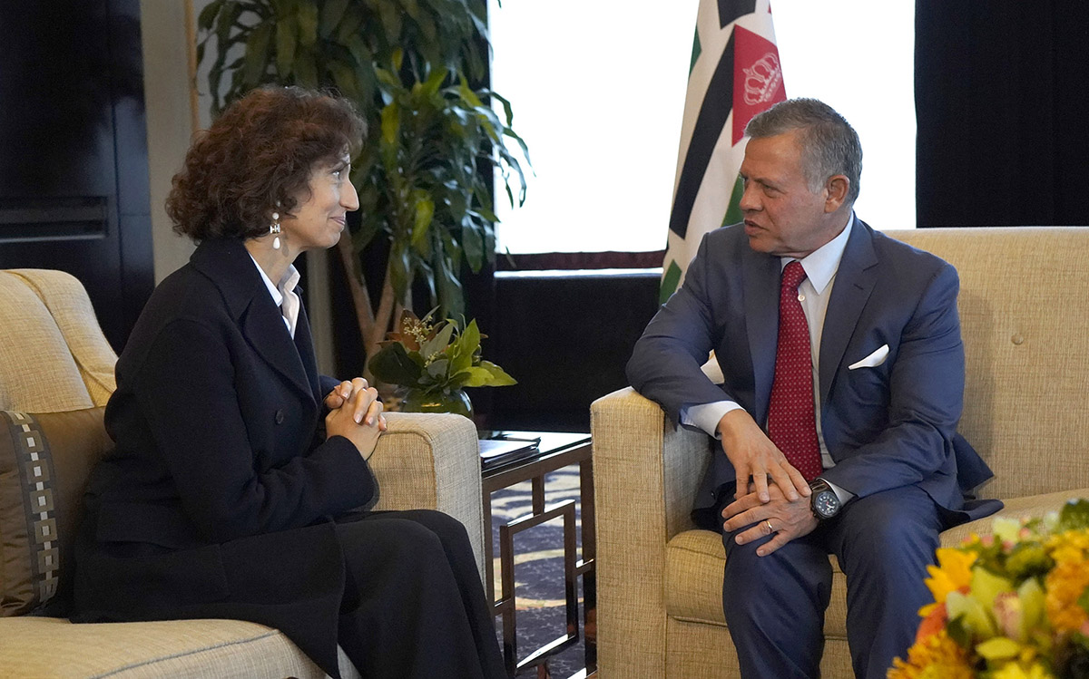 King meets UNESCO Director-General