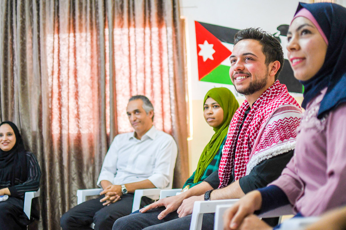 Crown Prince visits Deir Alla Female Youth Centre in Balqa