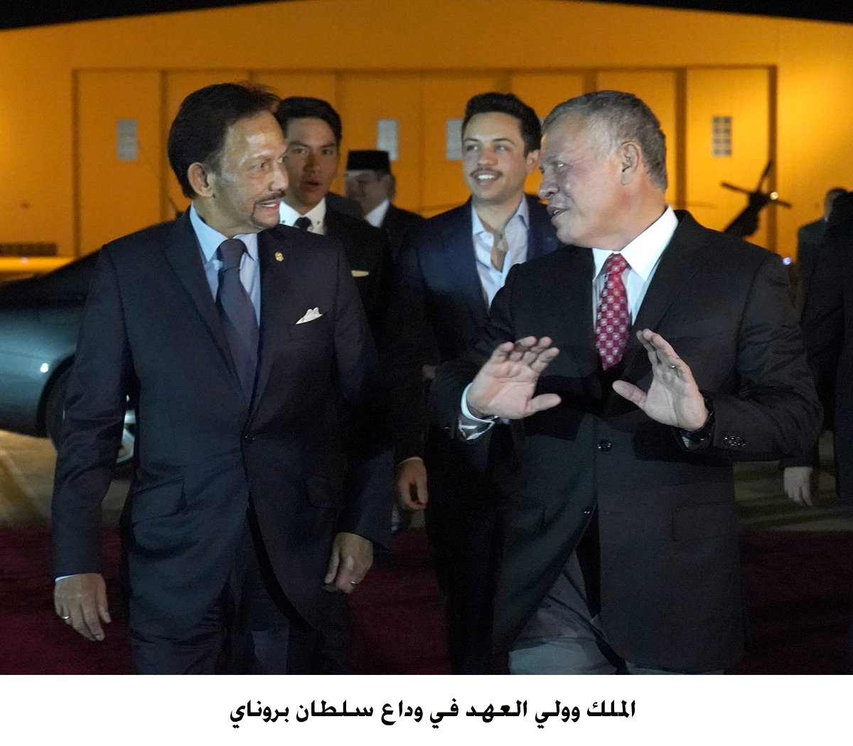 Brunei sultan concludes official visit to Jordan