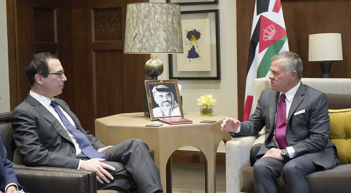 King, US Treasury Secretary discuss economic ties