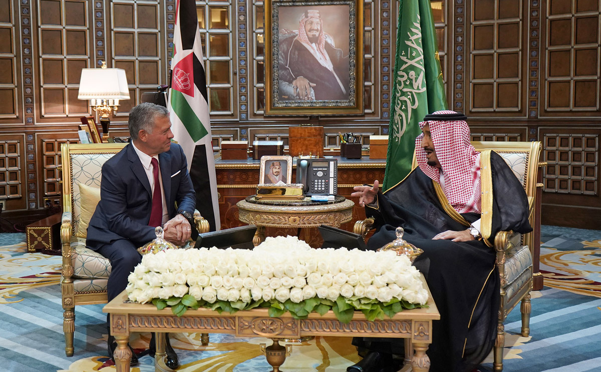 King, Saudi Monarch hold talks in Riyadh