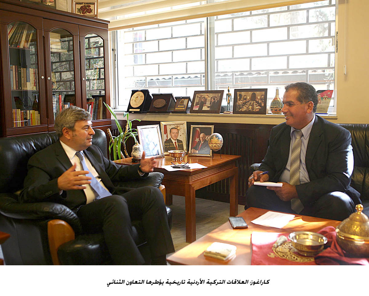Karagoz: Jordanian-Turkish relations are historical and deeply rooted
