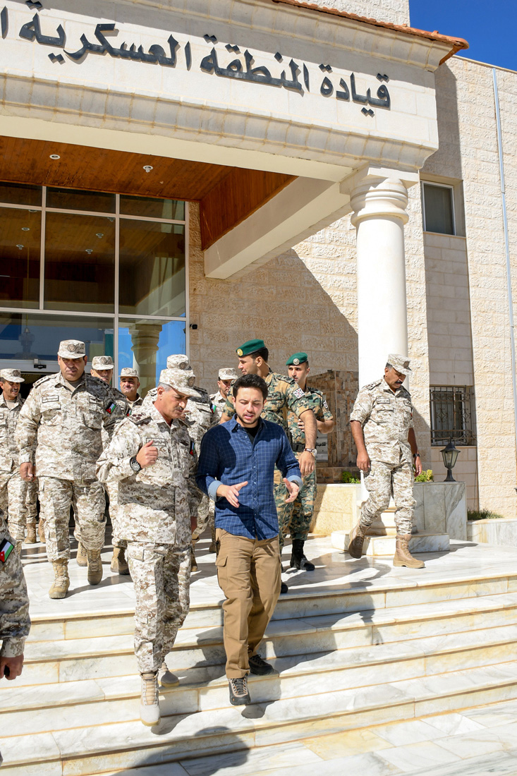 Crown Prince visits Southern Military Zone