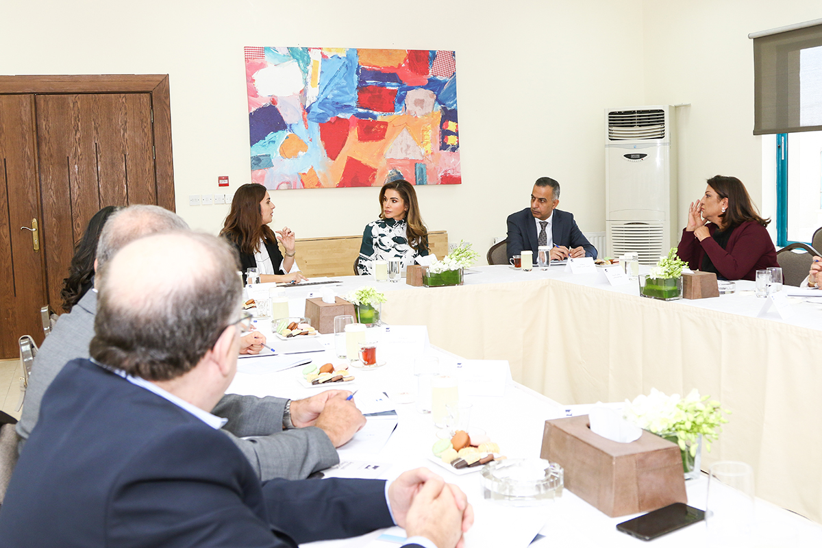 Queen Rania chairs Jordan River Foundation’s annual Board of Trustees meeting