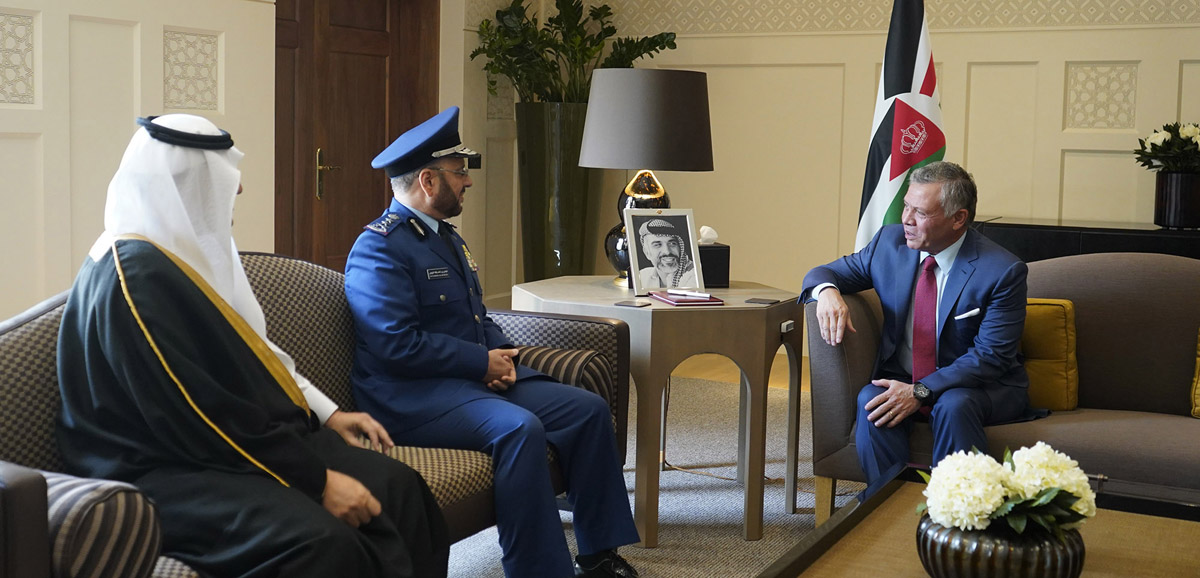 King meets Saudi army chief